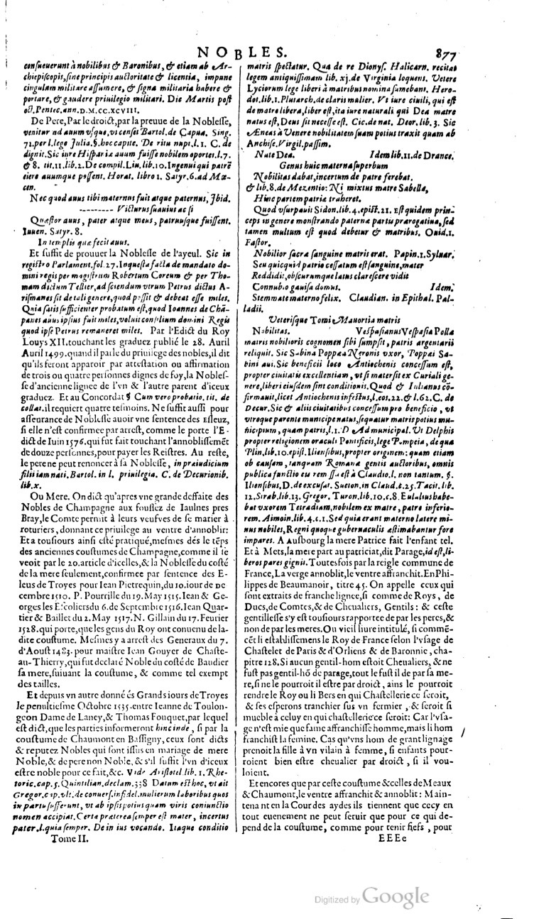 1629 - Veuve Nicolas Buon - Trésor du droit français (21754 T. 2) - BM Lyon