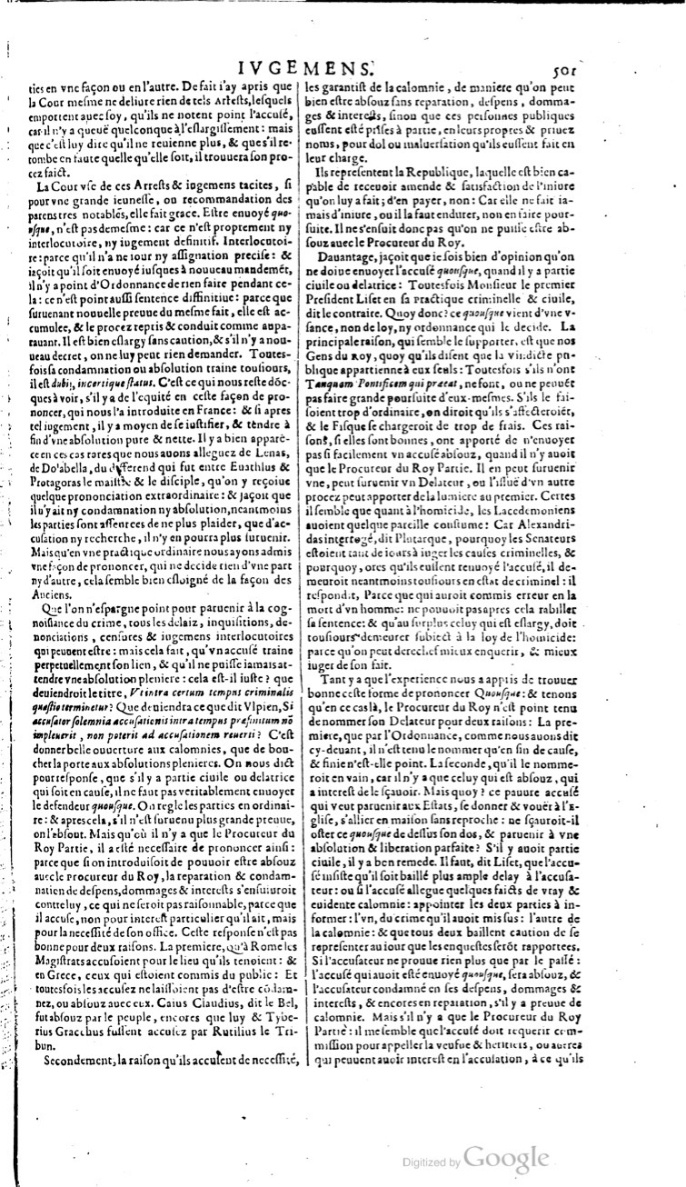 1629 - Veuve Nicolas Buon - Trésor du droit français (21754 T. 2) - BM Lyon