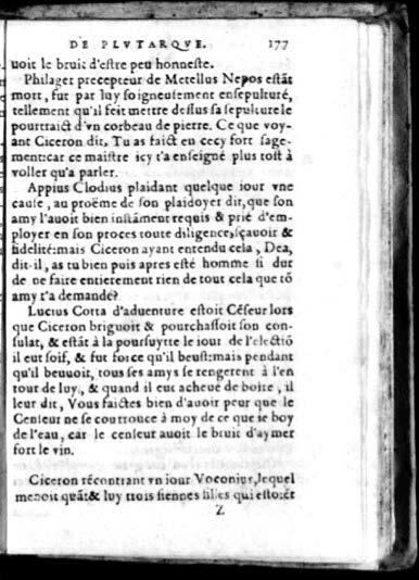 1574 - Benoît Rigaud - Trésor des vies de Plutarque - Avignon