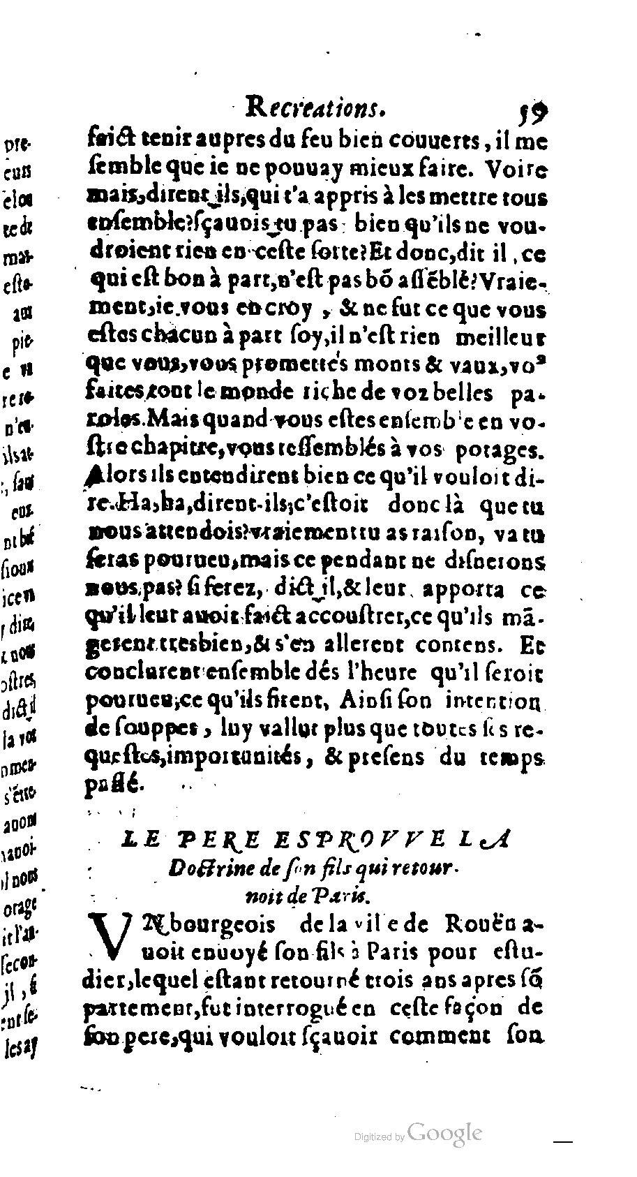 1611 - Romain de Beauvais - Trésor des récréations - BM Lyon