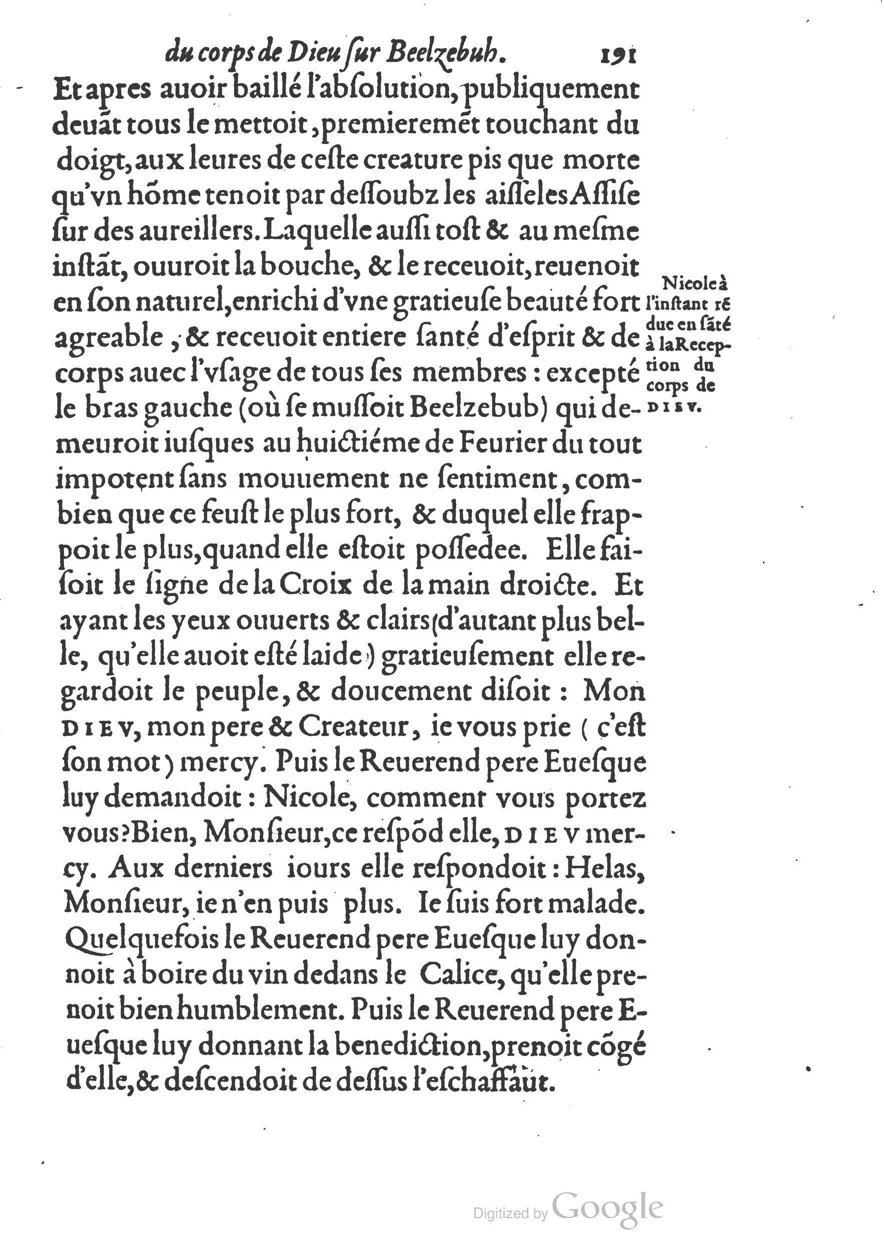 1578 - Nicolas Chesneau - Trésor et entière histoire de la triomphante victoire du corps de Dieu sur l’esprit malin - British Library 1578 - Nicolas Chesneau - Trésor et entière histoire de la triomphante victoire du corps de Dieu sur l’esprit malin - British Library