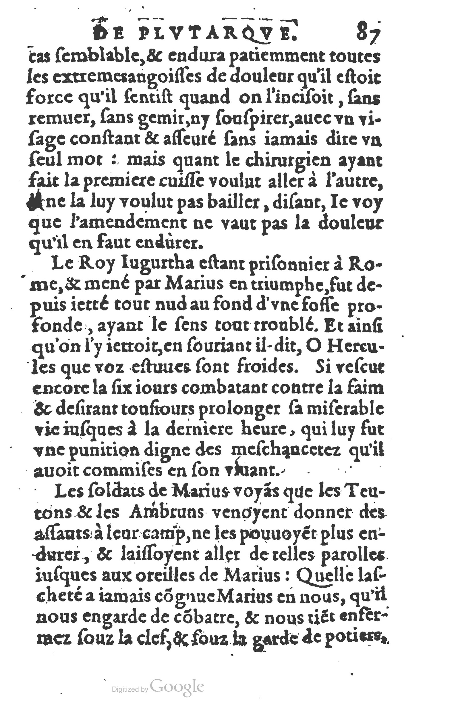 1577 - Claude Micard - Trésor des vies de Plutarque - BSB Munich