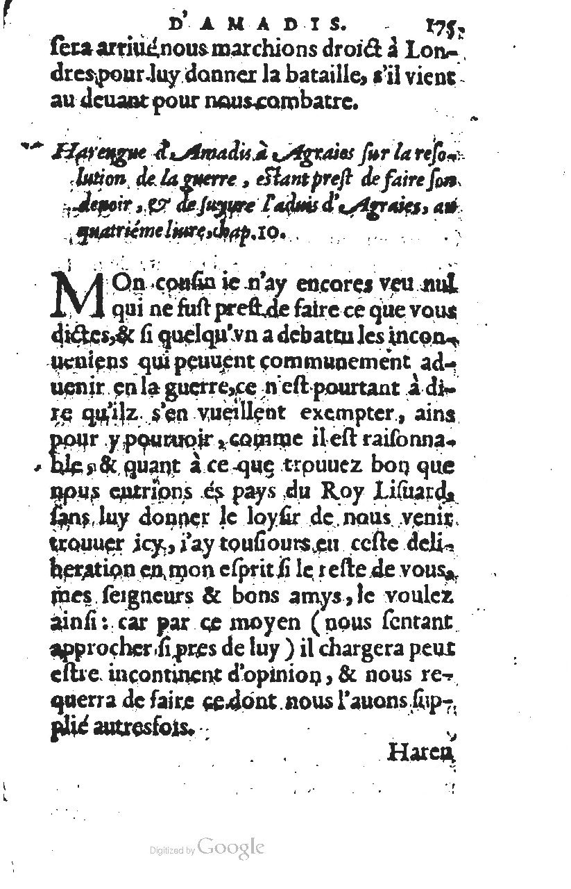 1567 - Jean Pygot - Trésor des Amadis - BM Lyon