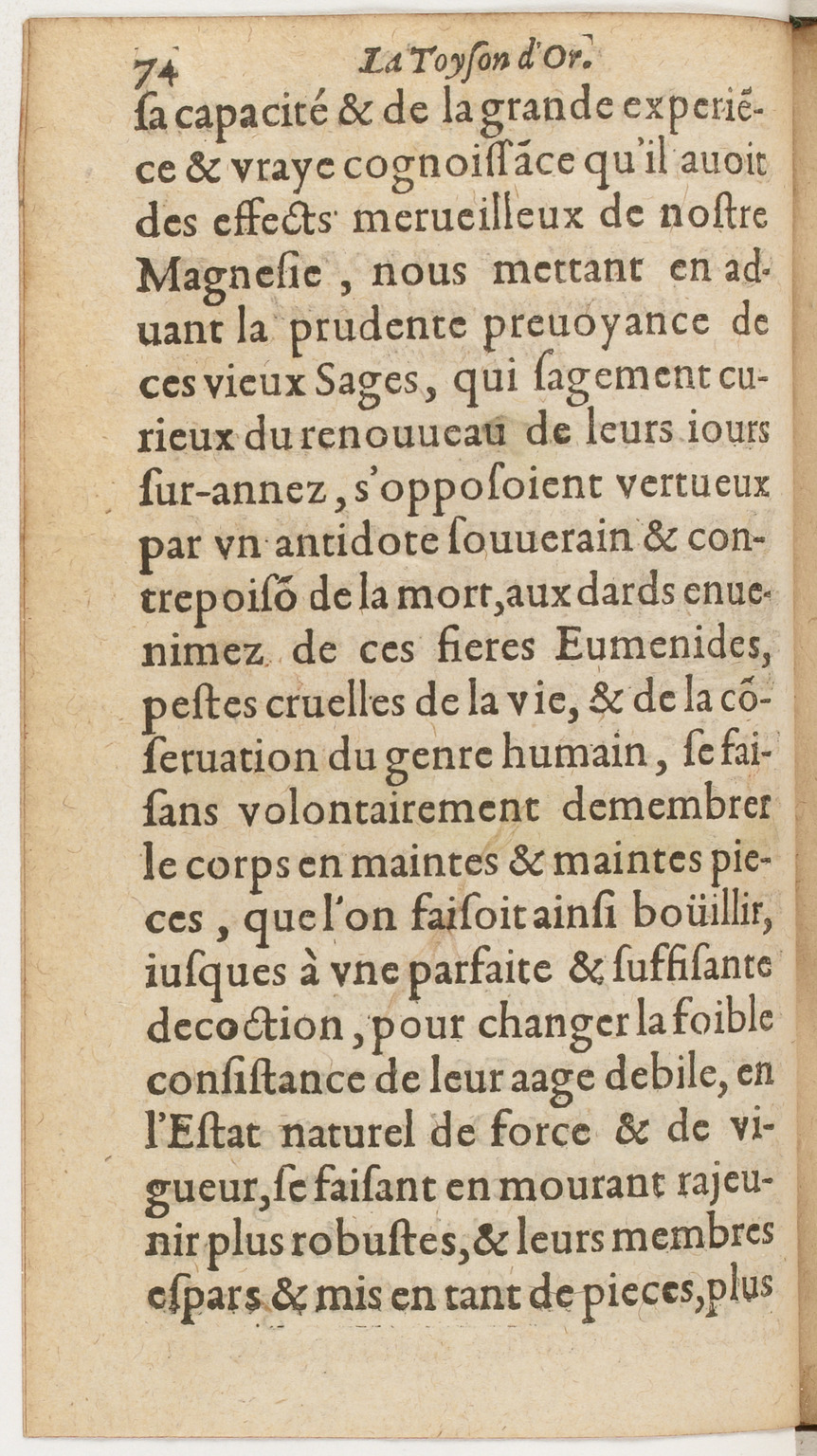 1612 - Charles Sevestre - Toison d’or ou la fleur des Trésors - BnF