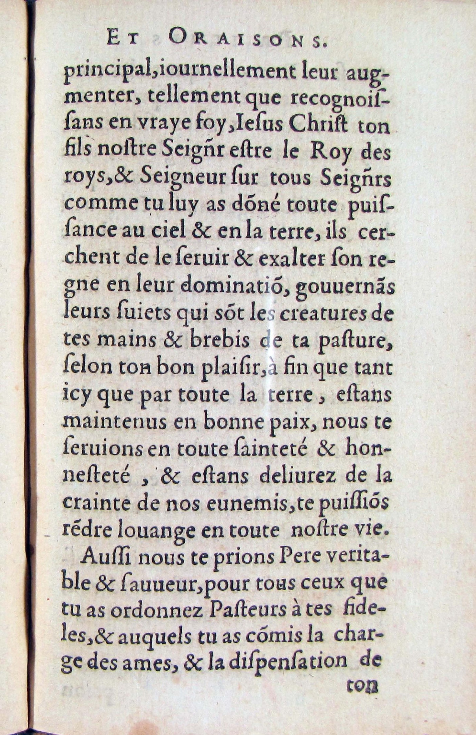 1572 - Antoine Certia - Trésor des prières, oraisons et instructions chrétiennes - Nîmes