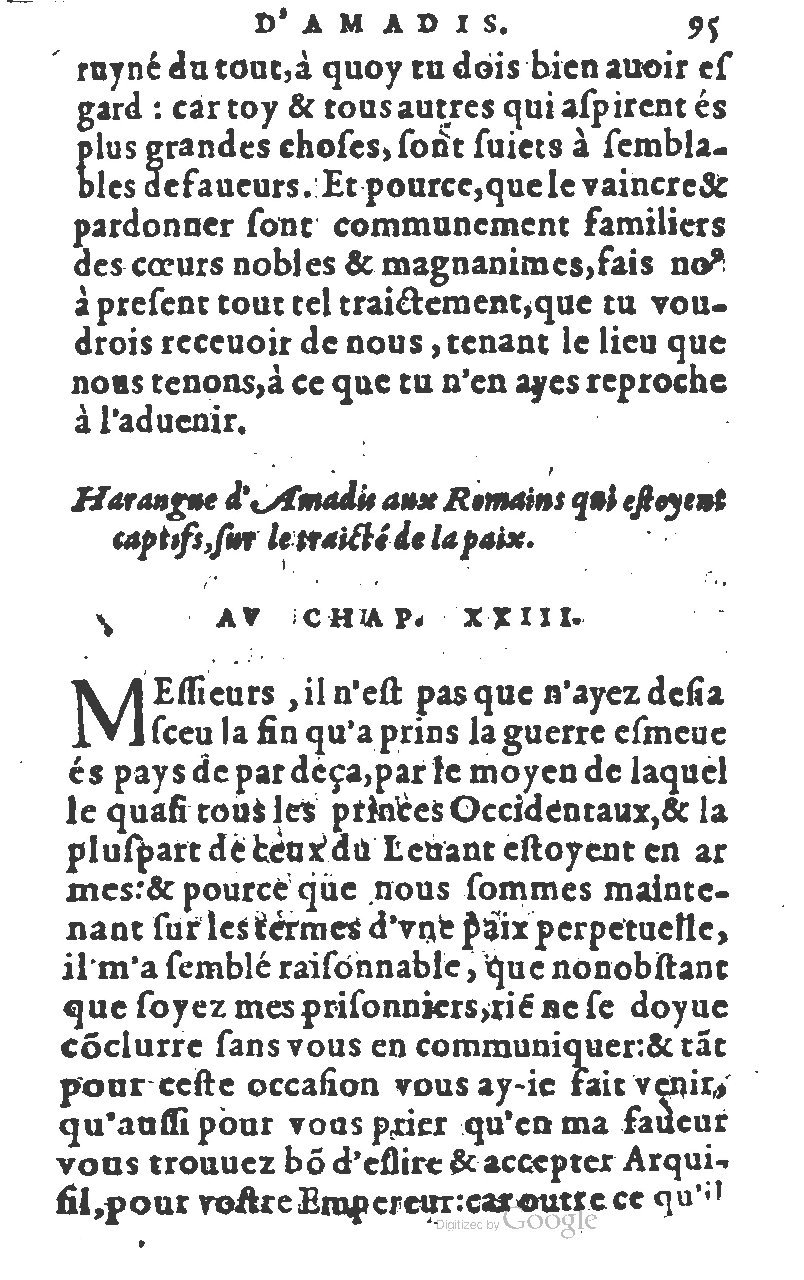 1582 - Jean Huguetan - Trésor des Amadis T. 1 - BM Lyon