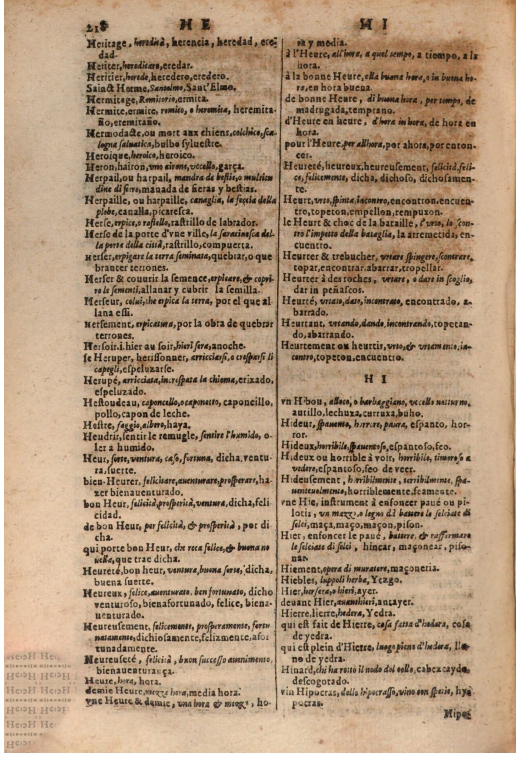1637 - Jacques Crespin - Trésor des trois langues (Trois parties) - BSB Munich