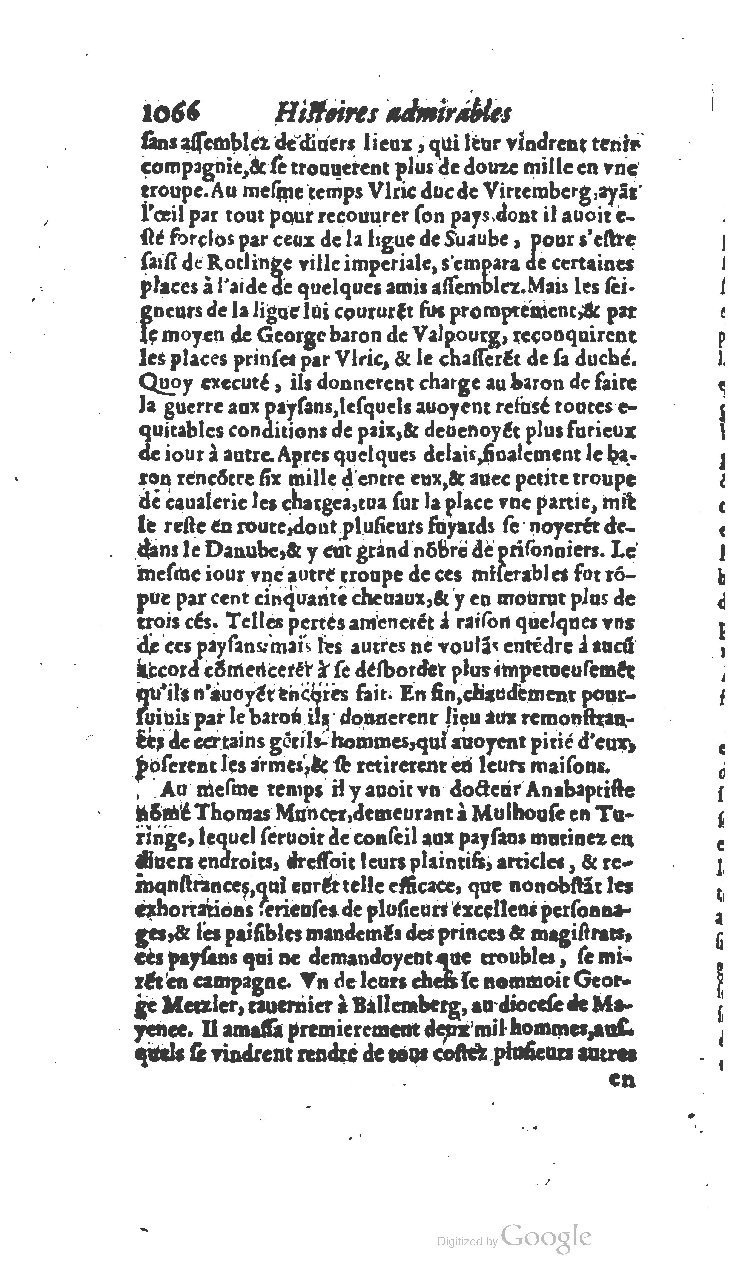 1610 - Paul Marceau - Trésor d’histoires admirables et mémorables - BSB Munich 1610 - Paul Marceau - Trésor d’histoires admirables et mémorables - BSB Munich