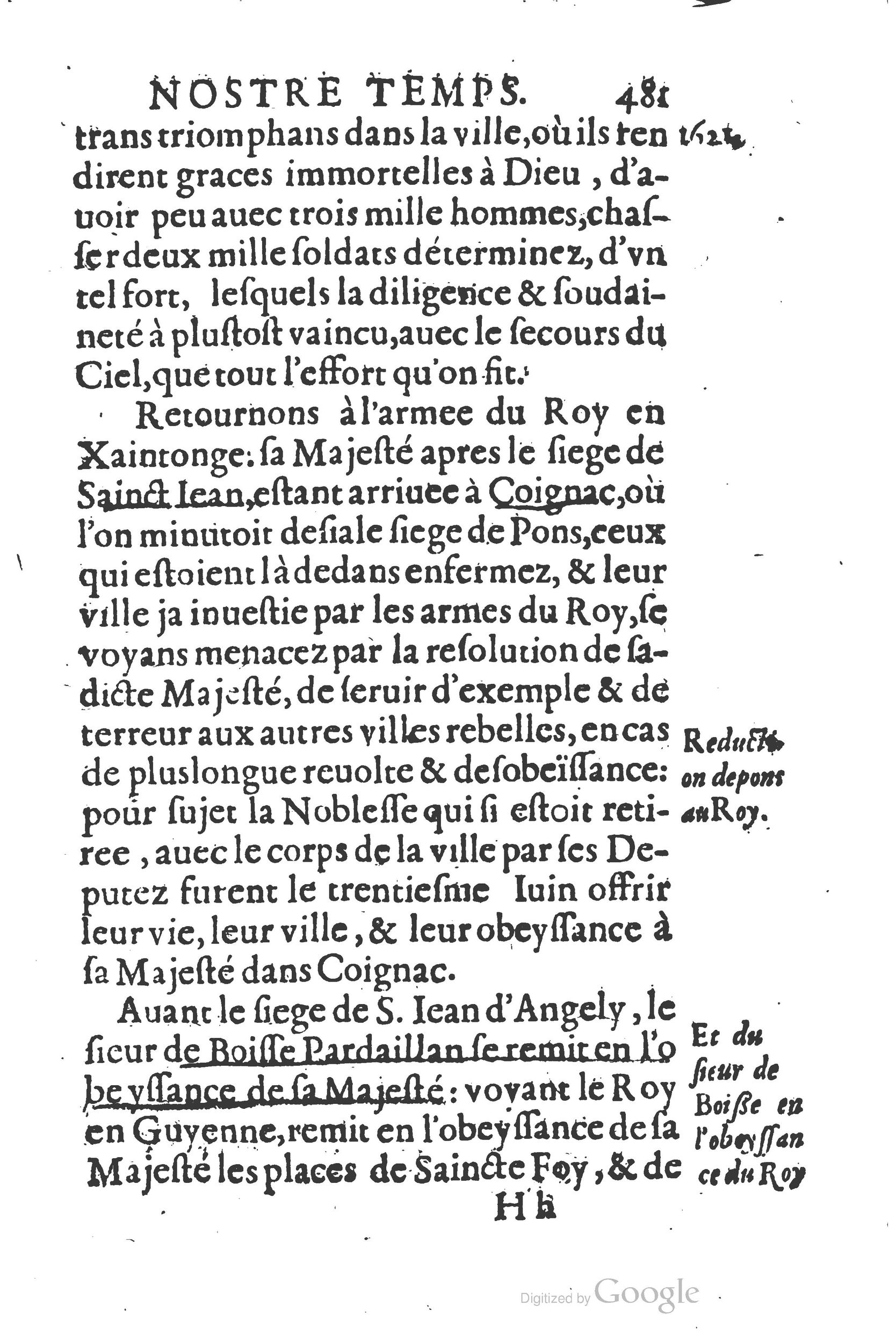 1626 - Joseph Bouillerot - Trésor de l’histoire générale de notre temps - BSB Munich