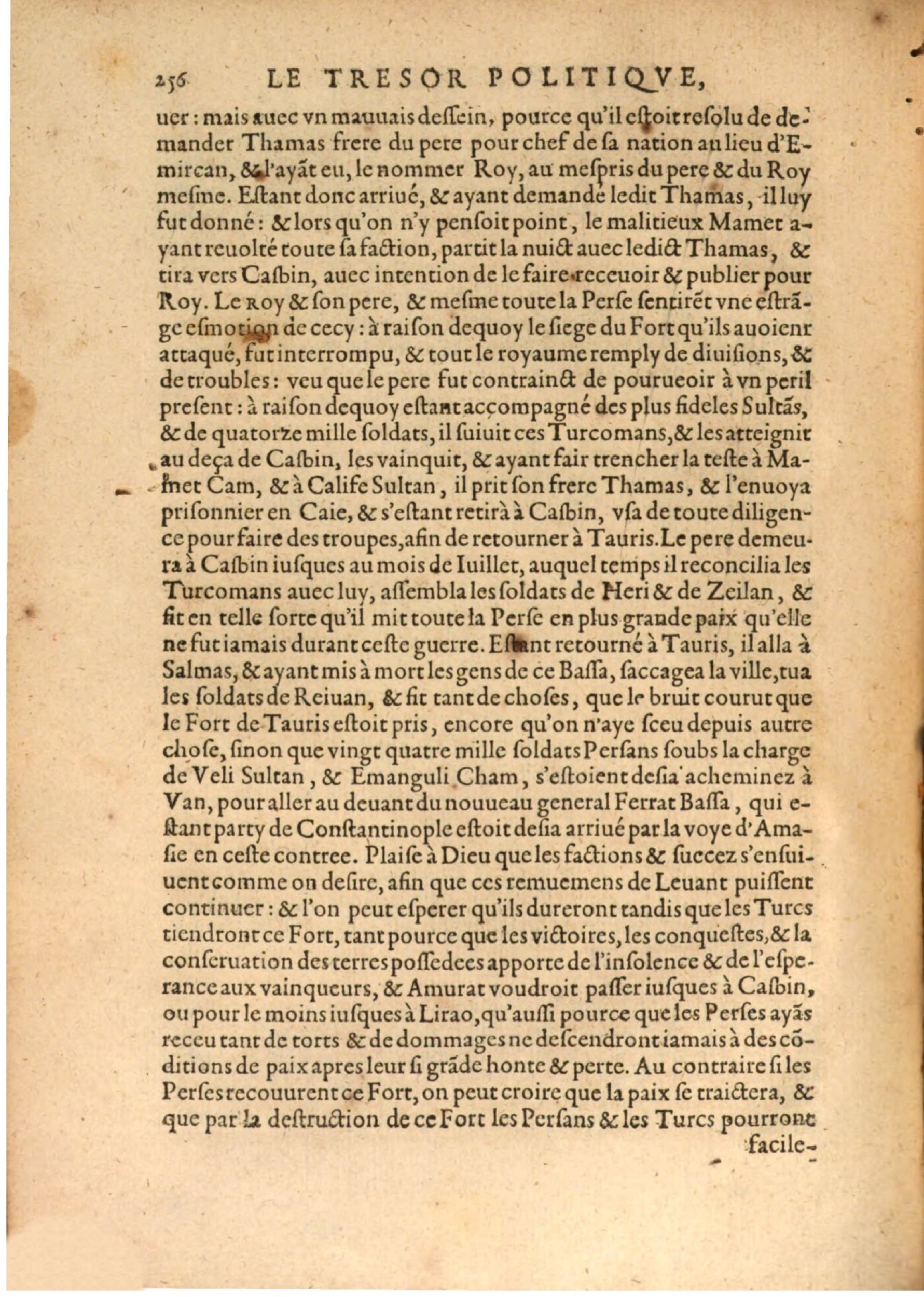 1608 - Nicolas Du Fossé - Trésor politique - BSB Munich