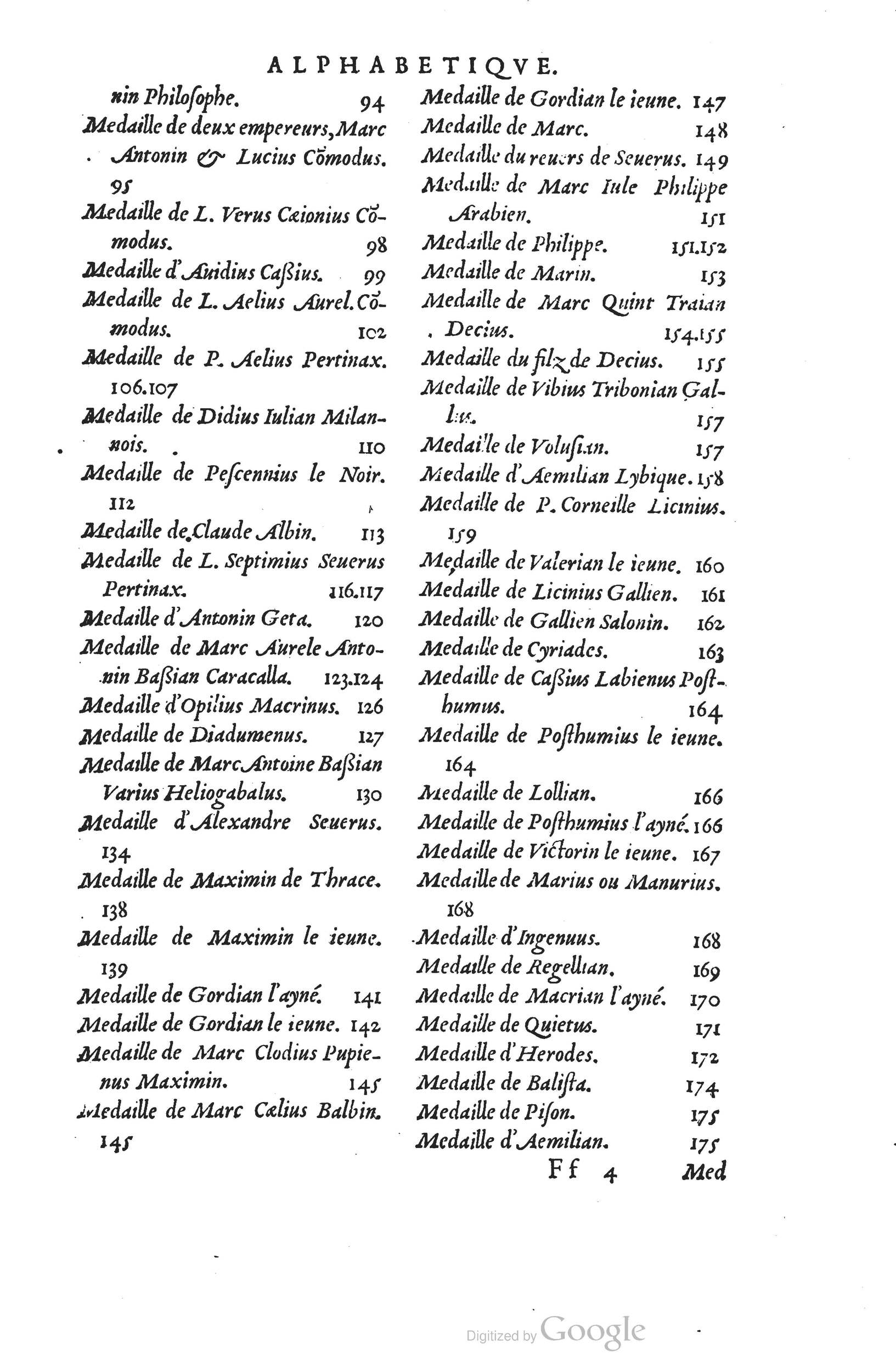 1553 - Jacopo Strada et Thomas Guérin - Épitome du Trésor des antiquités - Prague