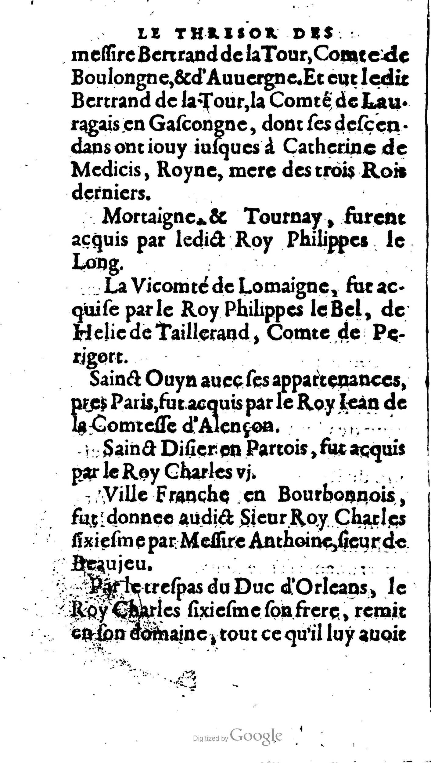 1604 - Galiot Corrozet - Trésor des histoires de France - BnF Arsenal 1604 - Galiot Corrozet - Trésor des histoires de France - BnF Arsenal
