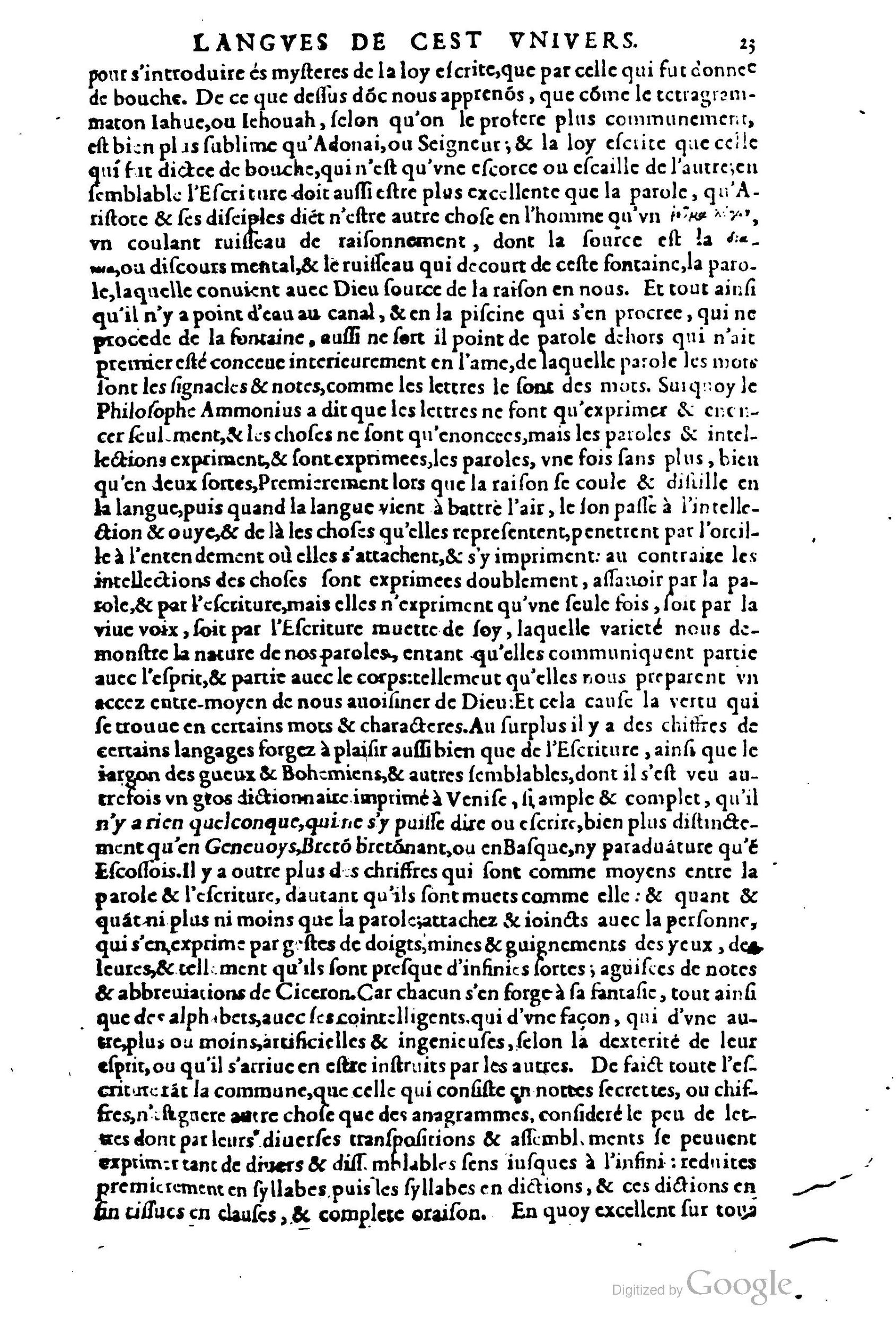 1619 - SHC - Trésor de l’histoire des langues de cet univers - BCU Lausanne