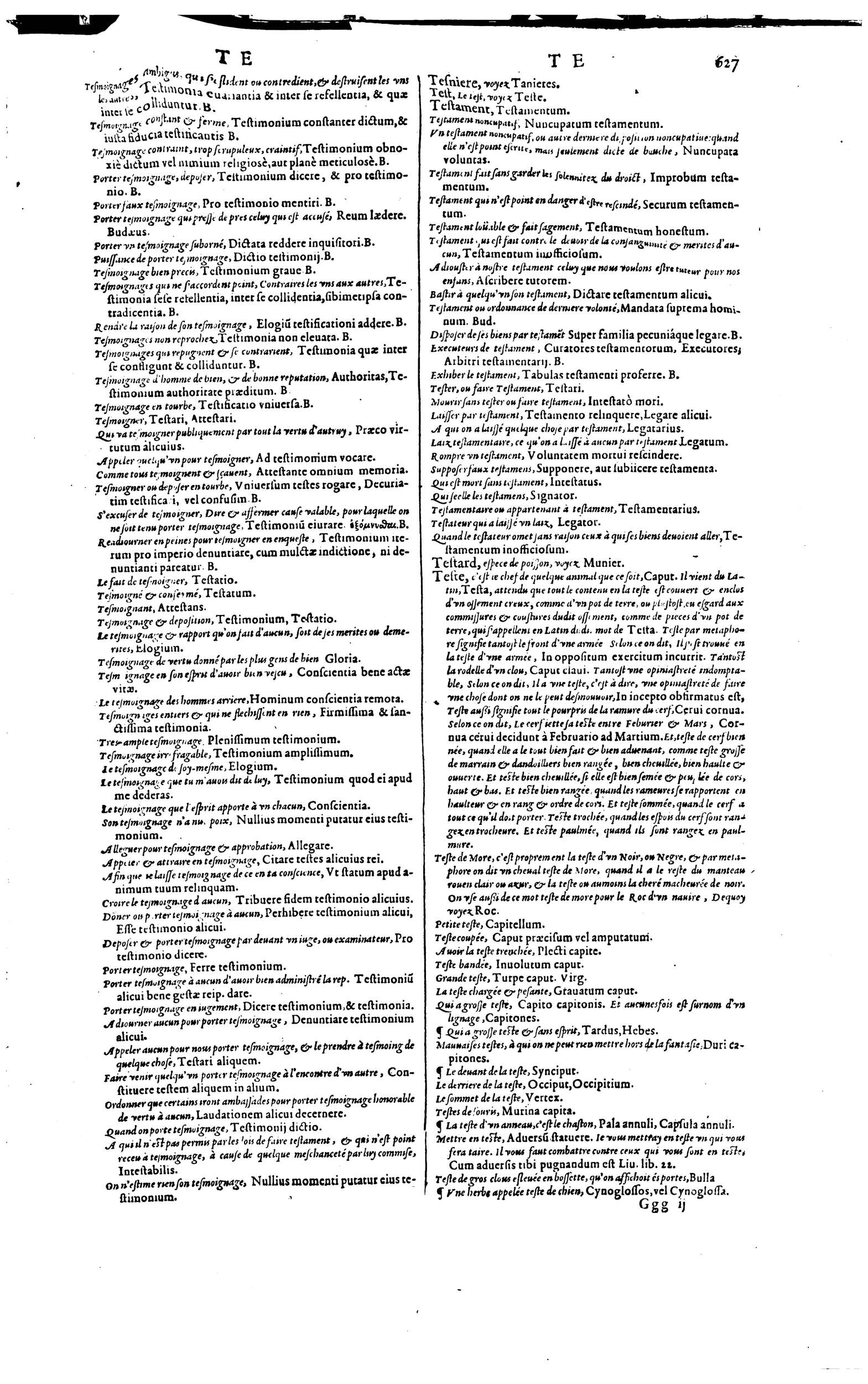1606 - David Douceur - Trésor de la langue française - BM Lyon 1606 - David Douceur - Trésor de la langue française - BM Lyon