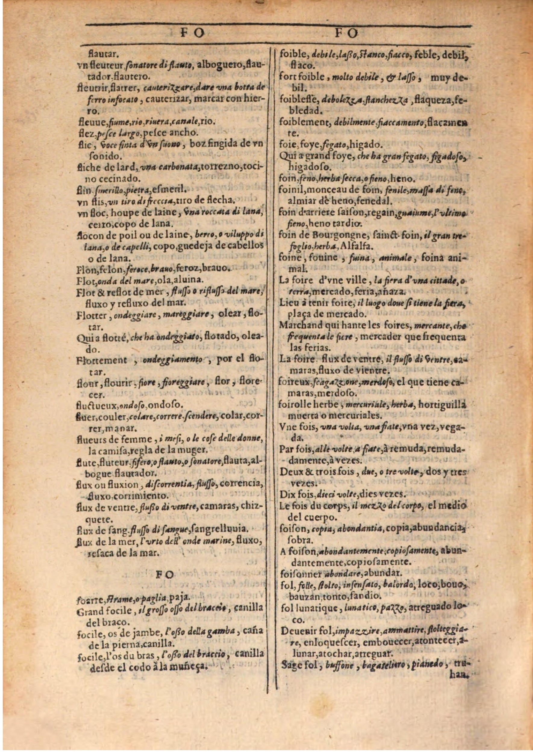 1609 - Philippe Albert et Alexandre Pernet - Trésor des trois langues française, italienne et espagnole (Seconde partie) - BSB Munich 1609 - Philippe Albert et Alexandre Pernet - Trésor des trois langues française, italienne et espagnole (Seconde partie) - BSB Munich