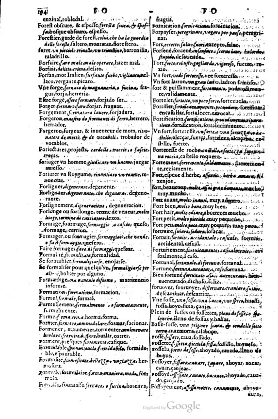 1617 - Samuel Crespin - Trésor des trois langues espagnole, française et italienne (3 parties) - Ohio