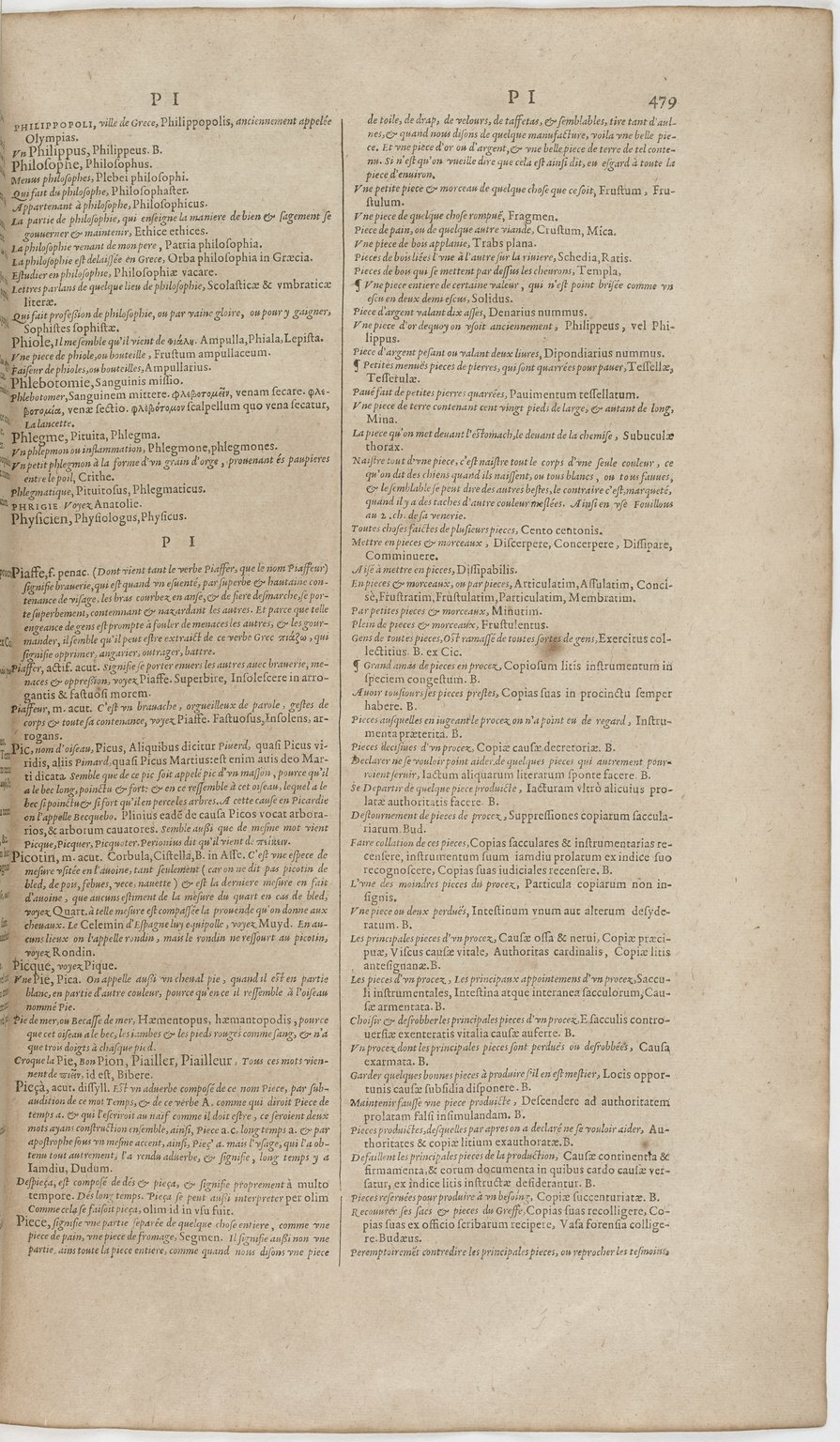 1606 - David Douceur - Trésor de la langue française - BnF 1606 - David Douceur - Trésor de la langue française - BnF