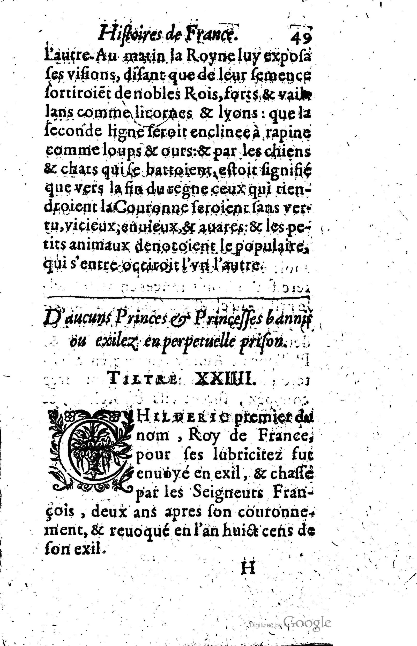 1619 - Jean Corrozet - Trésor des histoires de France - Anvers Musée Plantin-Moretus