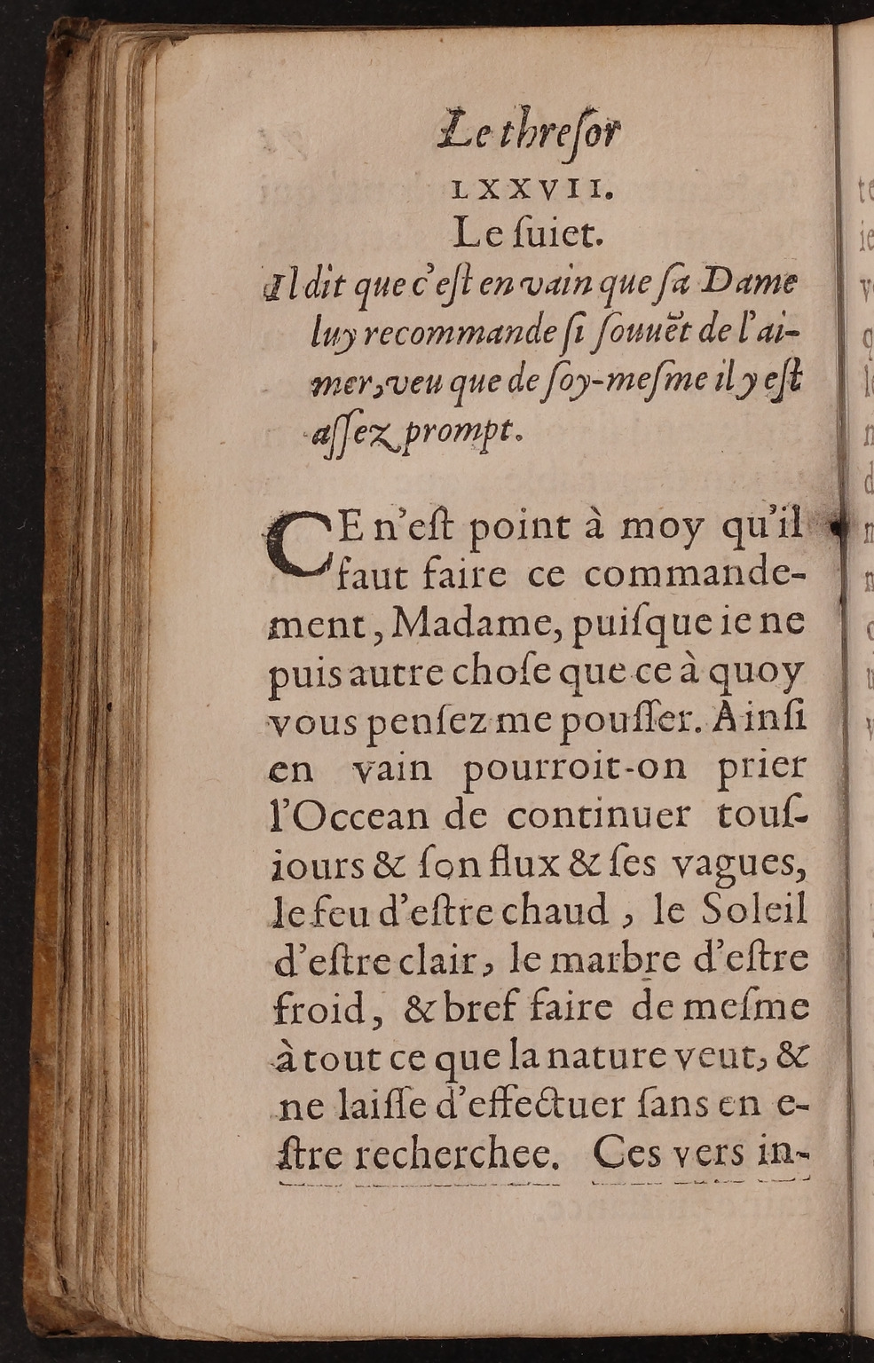 1597 - Matthieu Guillemot - Trésor d’amour - BnF Arsenal