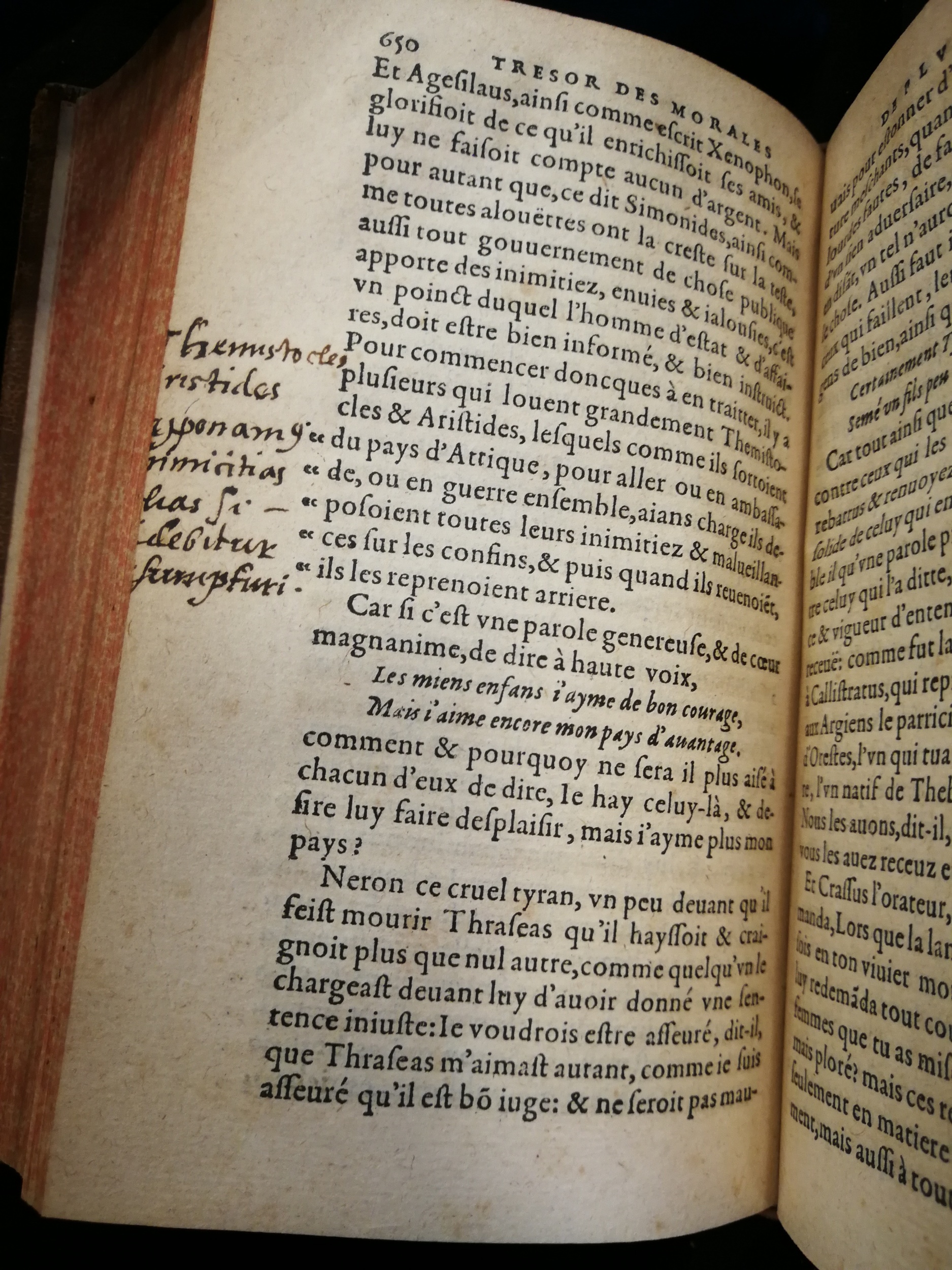 1577 - Jean Poupy - Trésor des morales de Plutarque - Les Méjanes, Aix-en-Provence