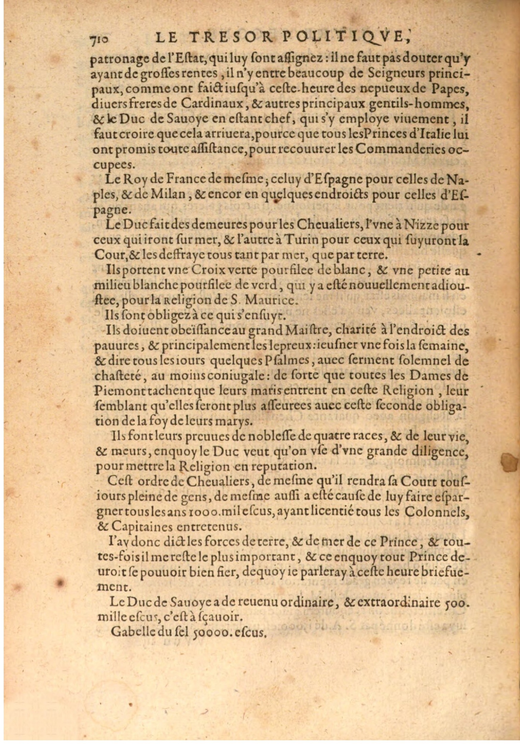 1608 - Nicolas Du Fossé - Trésor politique - BSB Munich