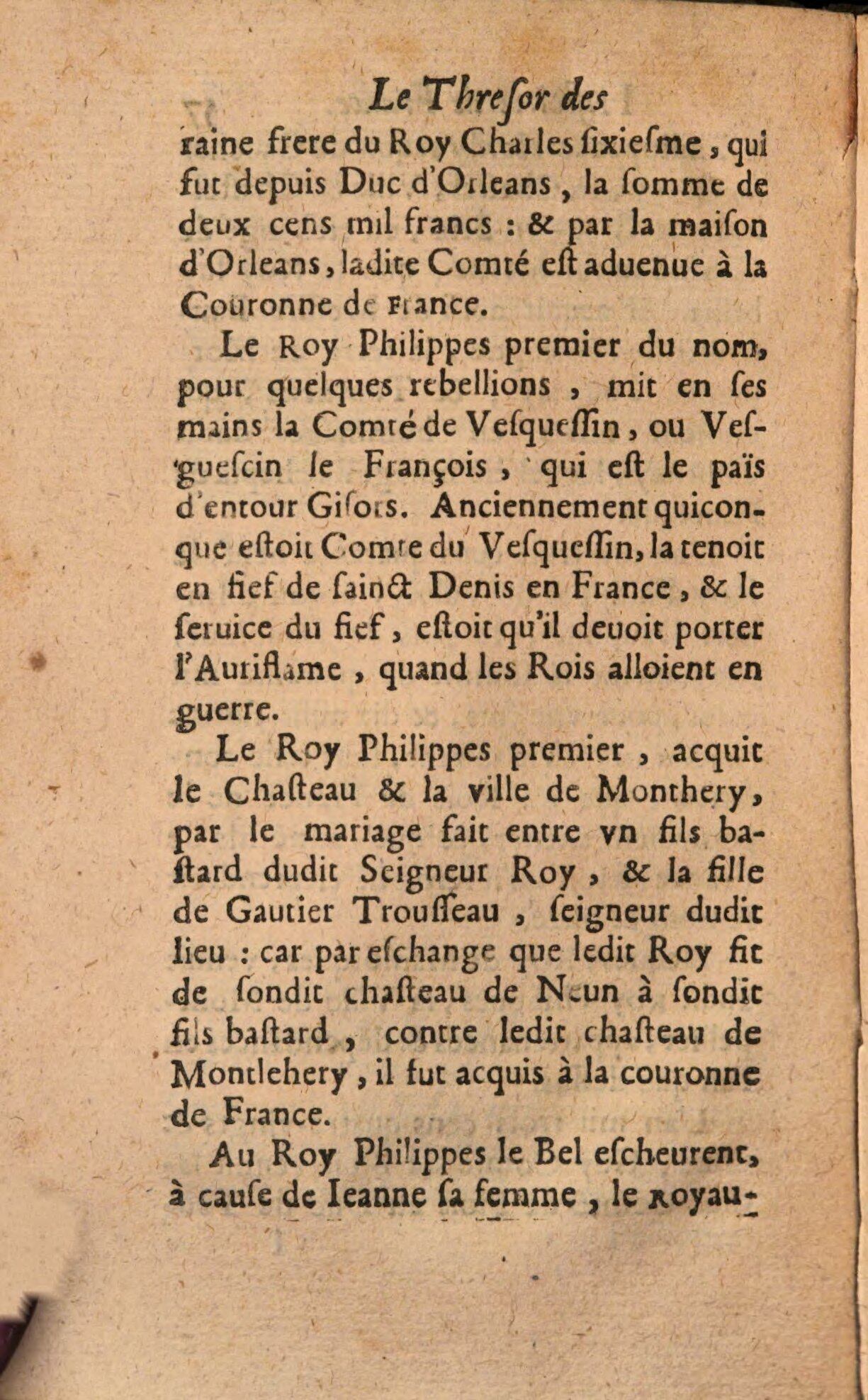 1639 - Jean Corrozet - Trésor des histoires de France - BSB Munich 1639 - Jean Corrozet - Trésor des histoires de France - BSB Munich