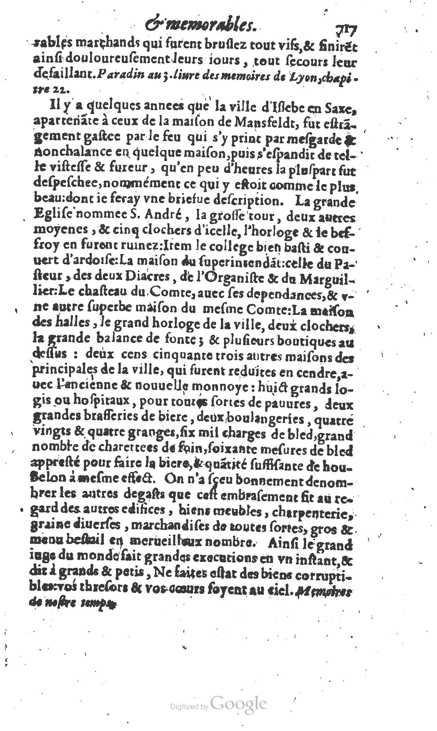 1610 - Paul Marceau - Trésor d’histoires admirables et mémorables - Princeton 1610 - Paul Marceau - Trésor d’histoires admirables et mémorables - Princeton