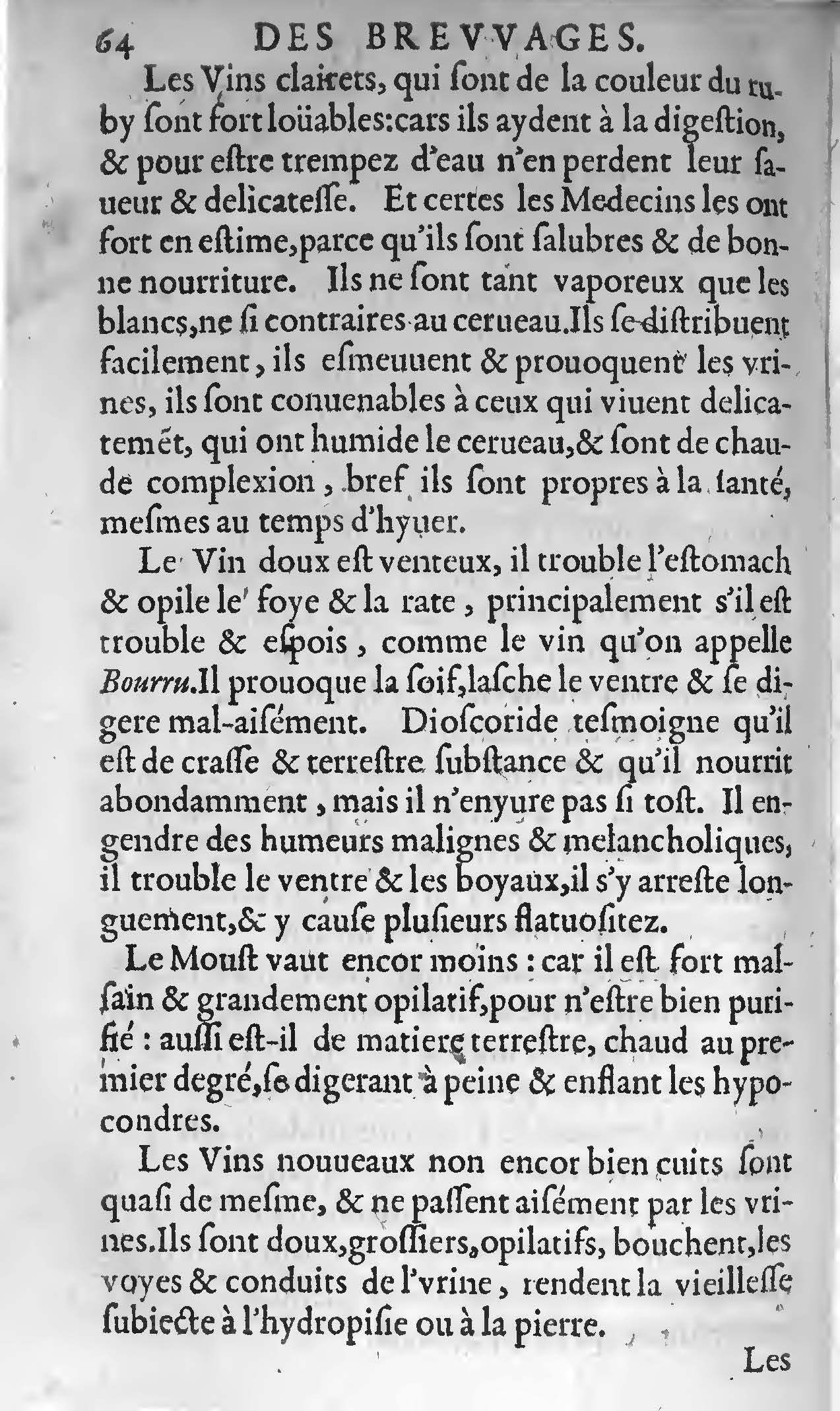 1607 - Étienne Servain et Jean Antoine Huguetan - Trésor de santé ou ménage de la vie humaine - BIU Santé