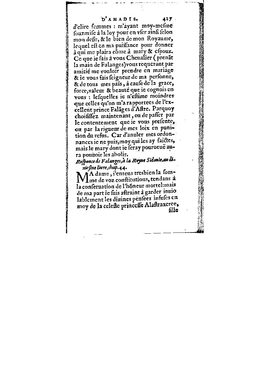 1572 - Veuve Gabriel Cotier - Trésor des Amadis - BM Lyon