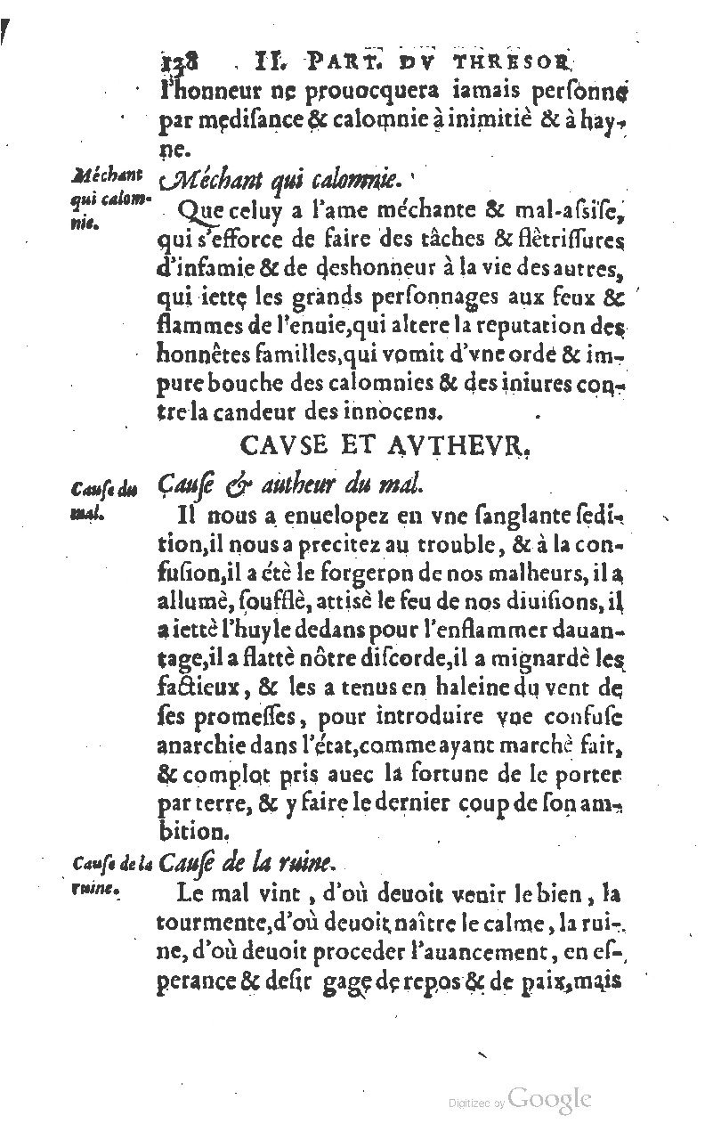 1610 - Louis Coste - Trésor de l’éloquence française (Seconde partie) - BM Lyon