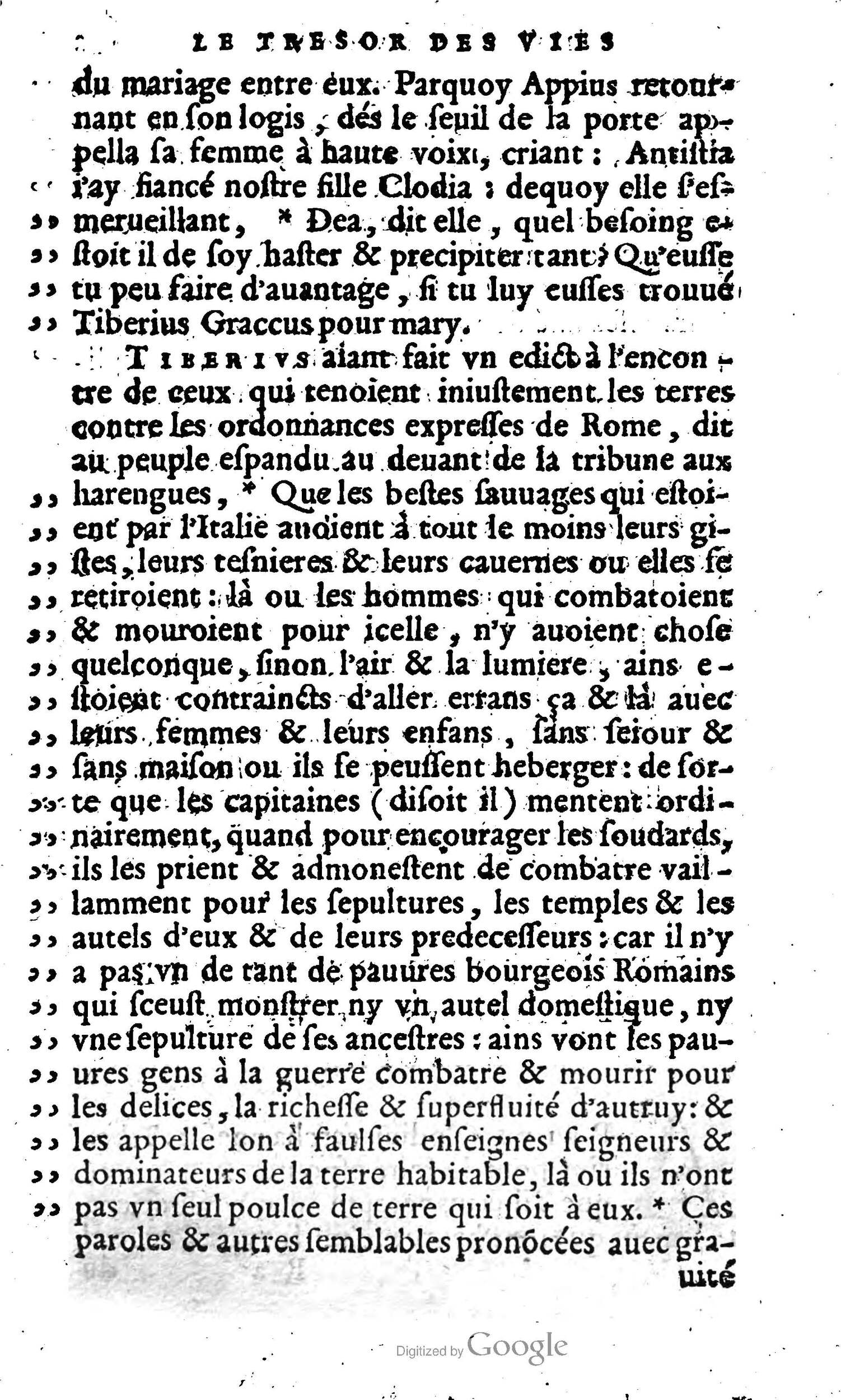 1568 - Willem Silvius - Trésor des vies de Plutarque - Anvers Plantin-Moretus