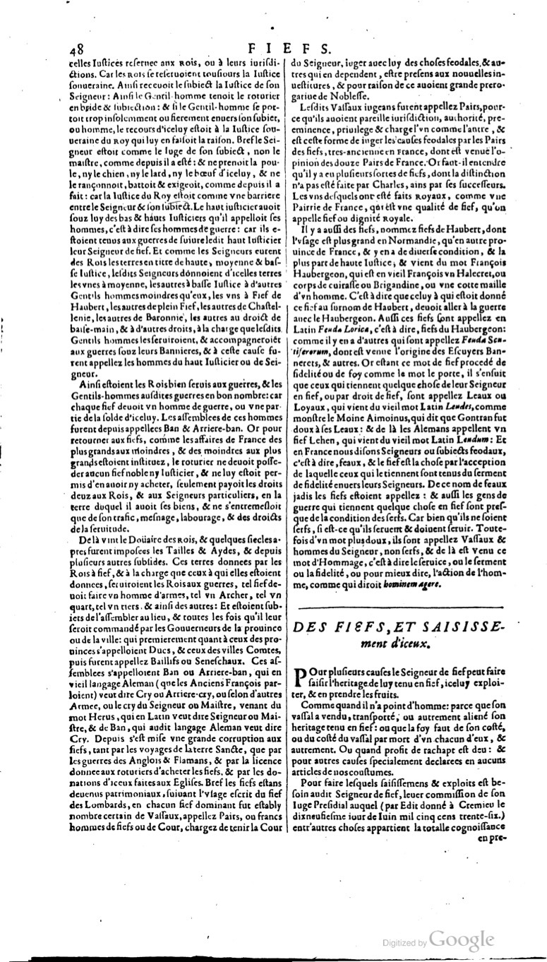 1629 - Veuve Nicolas Buon - Trésor du droit français (29620 T. 2) - BM Lyon