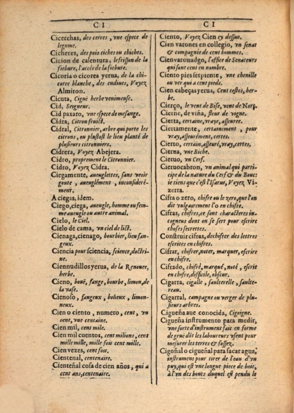 1607 - Marc Orry - Trésor des deux langues espagnole et française (Première et Seconde parties) - ÖNB Wien 1607 - Marc Orry - Trésor des deux langues espagnole et française (Première et Seconde parties) - ÖNB Wien