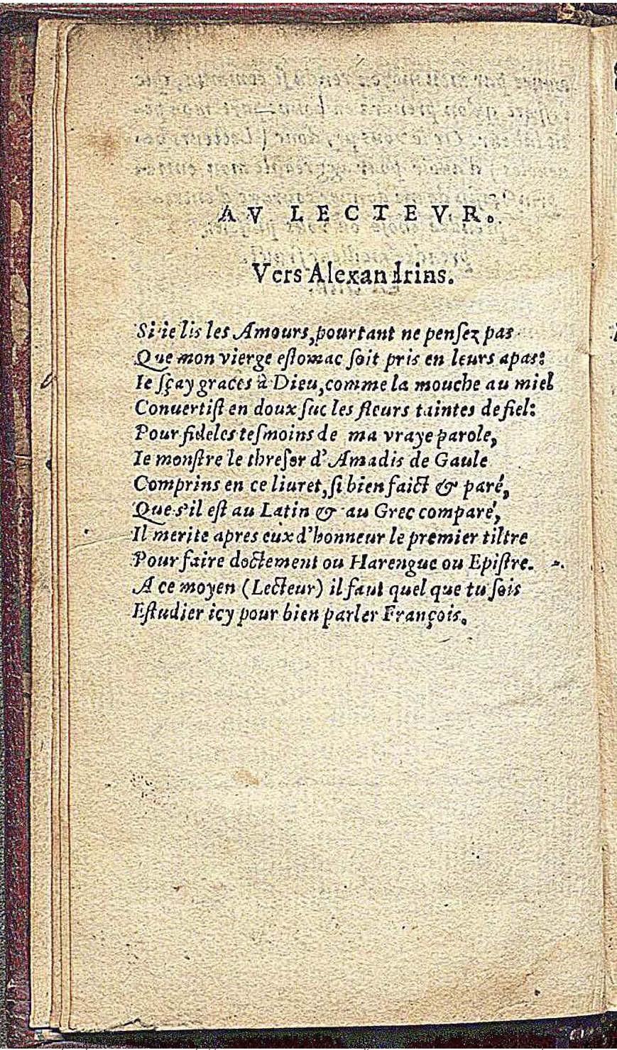 1573 - Olivier de Harsy - Trésor des Amadis - Edimbourg