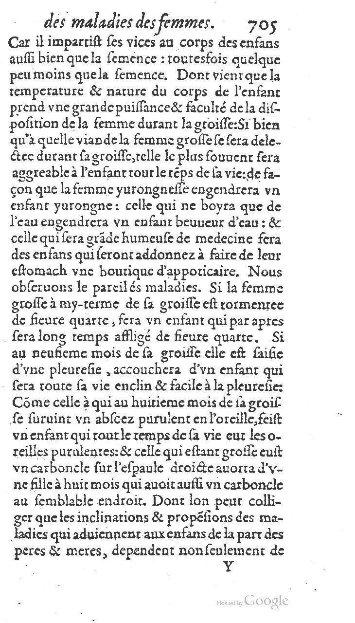 1585 - Jacques du Puis - Trésor des remèdes secrets pour les maladies des femmes - BnF