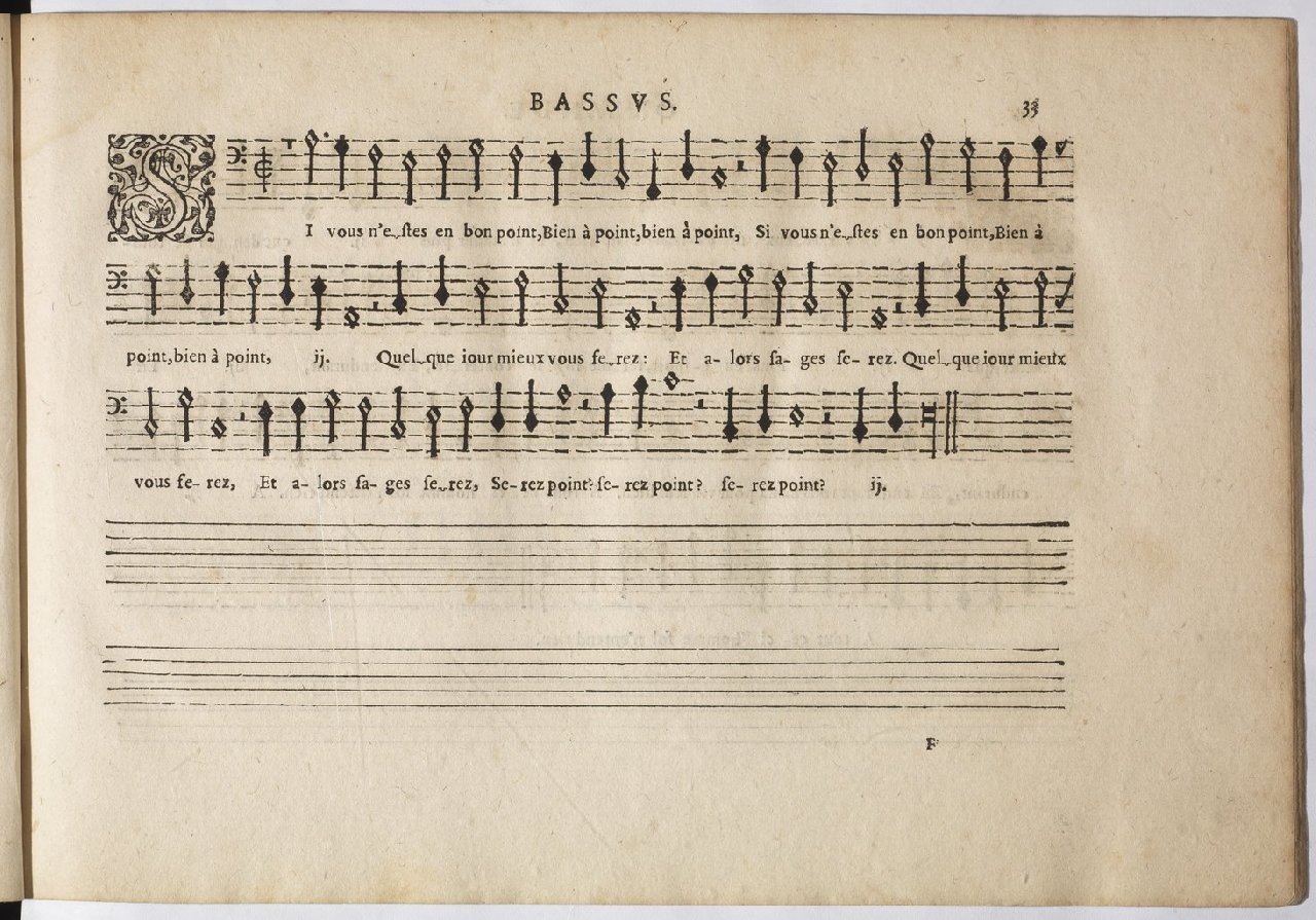 1594 - Paul Marceau - Trésor de musique d&#039;Orlande de Lassus, Superius, Bassus, Tenor, Quinta pars - BnF