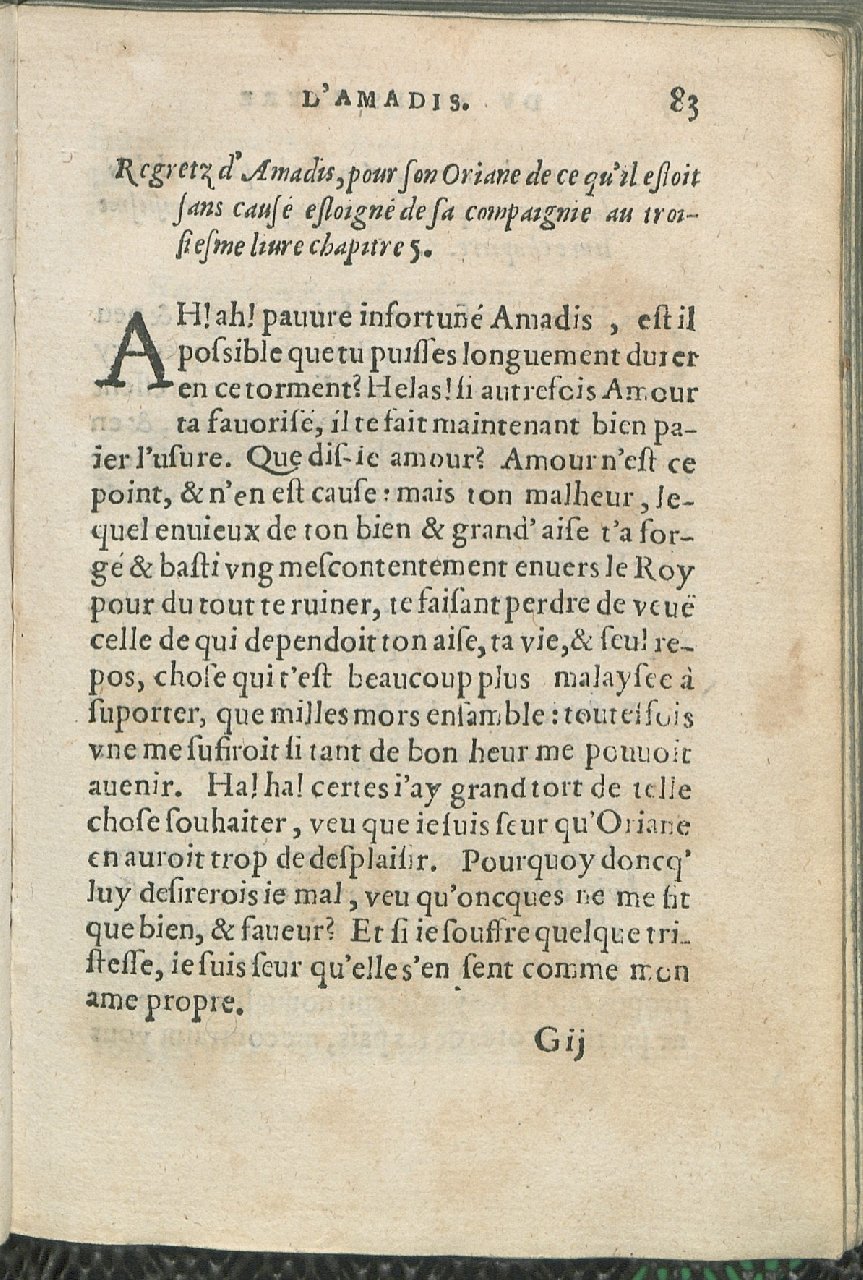 1559 - Pierre Regnard - Trésor des Amadis - Det KLG Copenhague