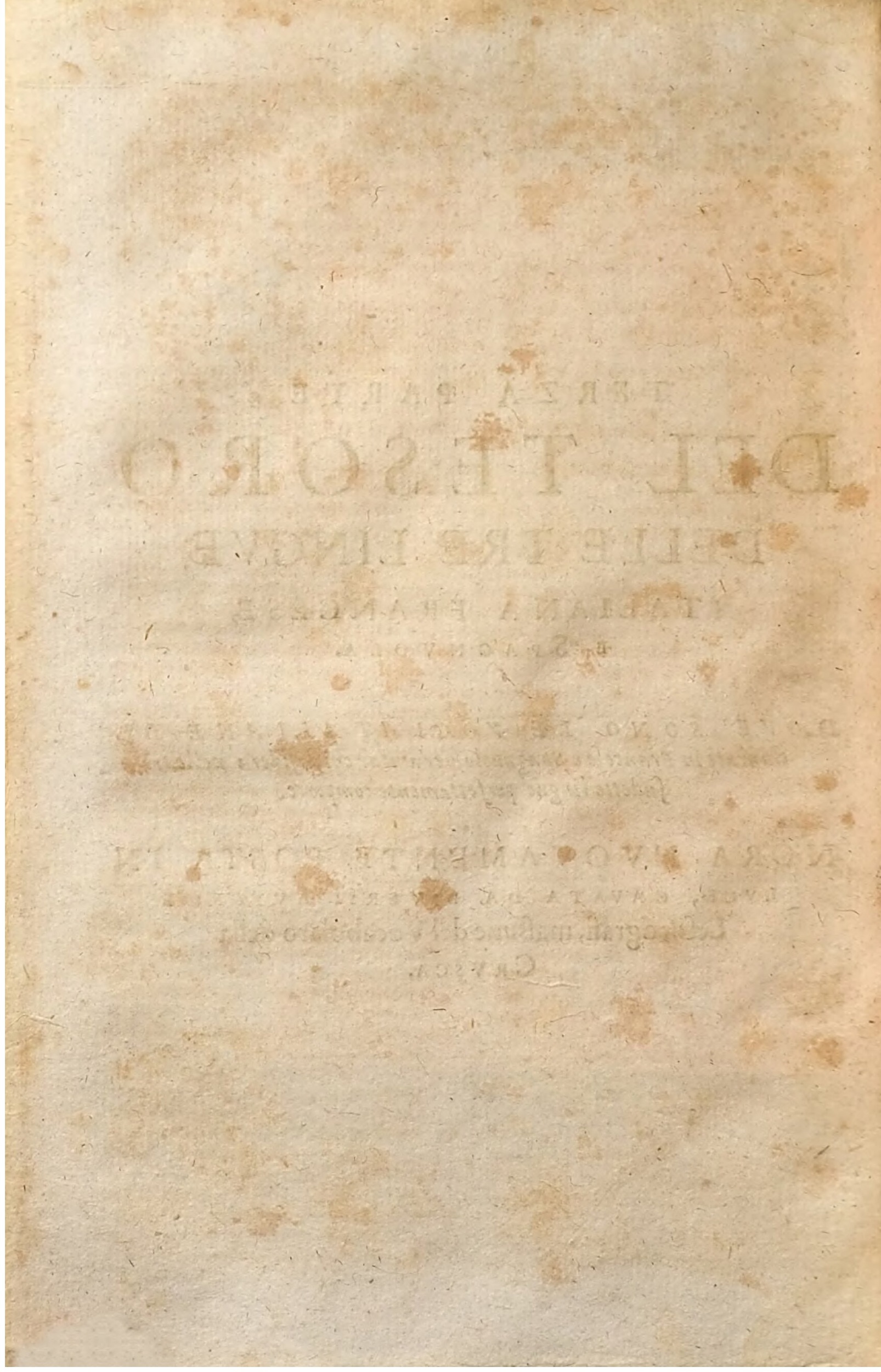 1627 - Jacques Crespin - Trésor des trois langues (Troisième partie) - Regensburg