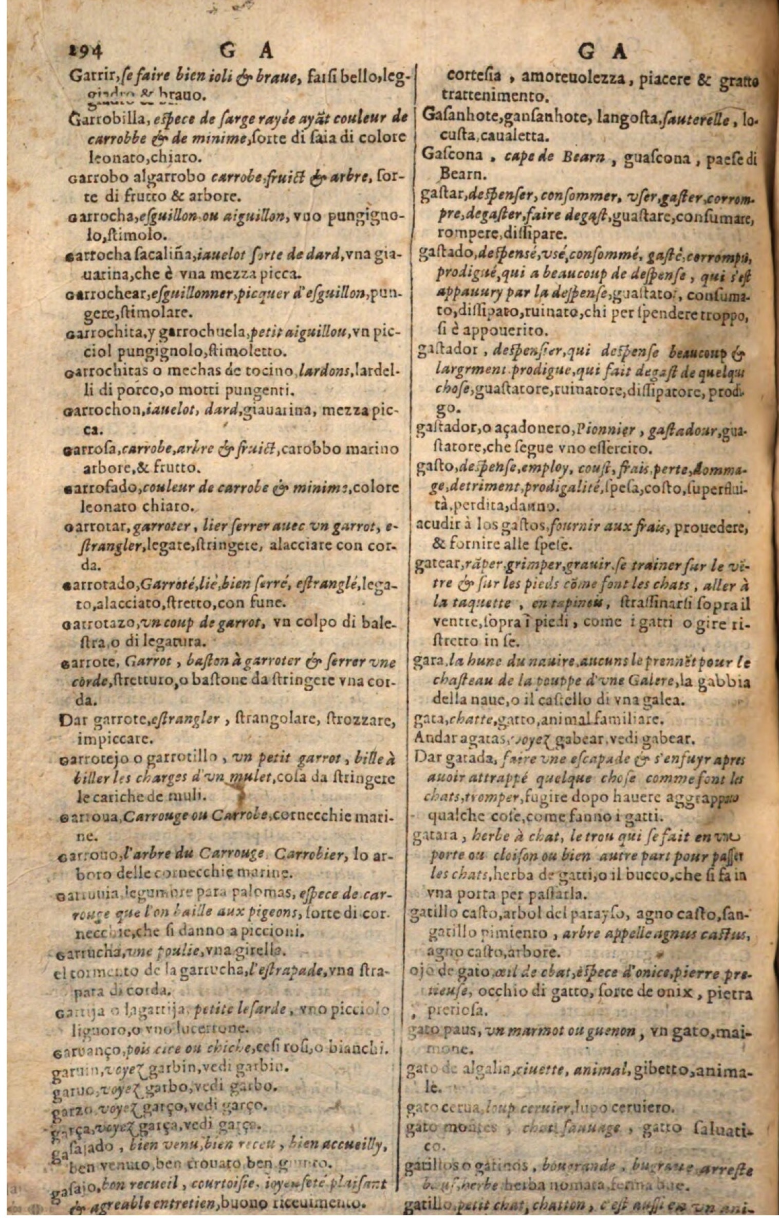 1644 - Jacques Crespin - Trésor des trois langues - Passau 1644 - Jacques Crespin - Trésor des trois langues - Passau