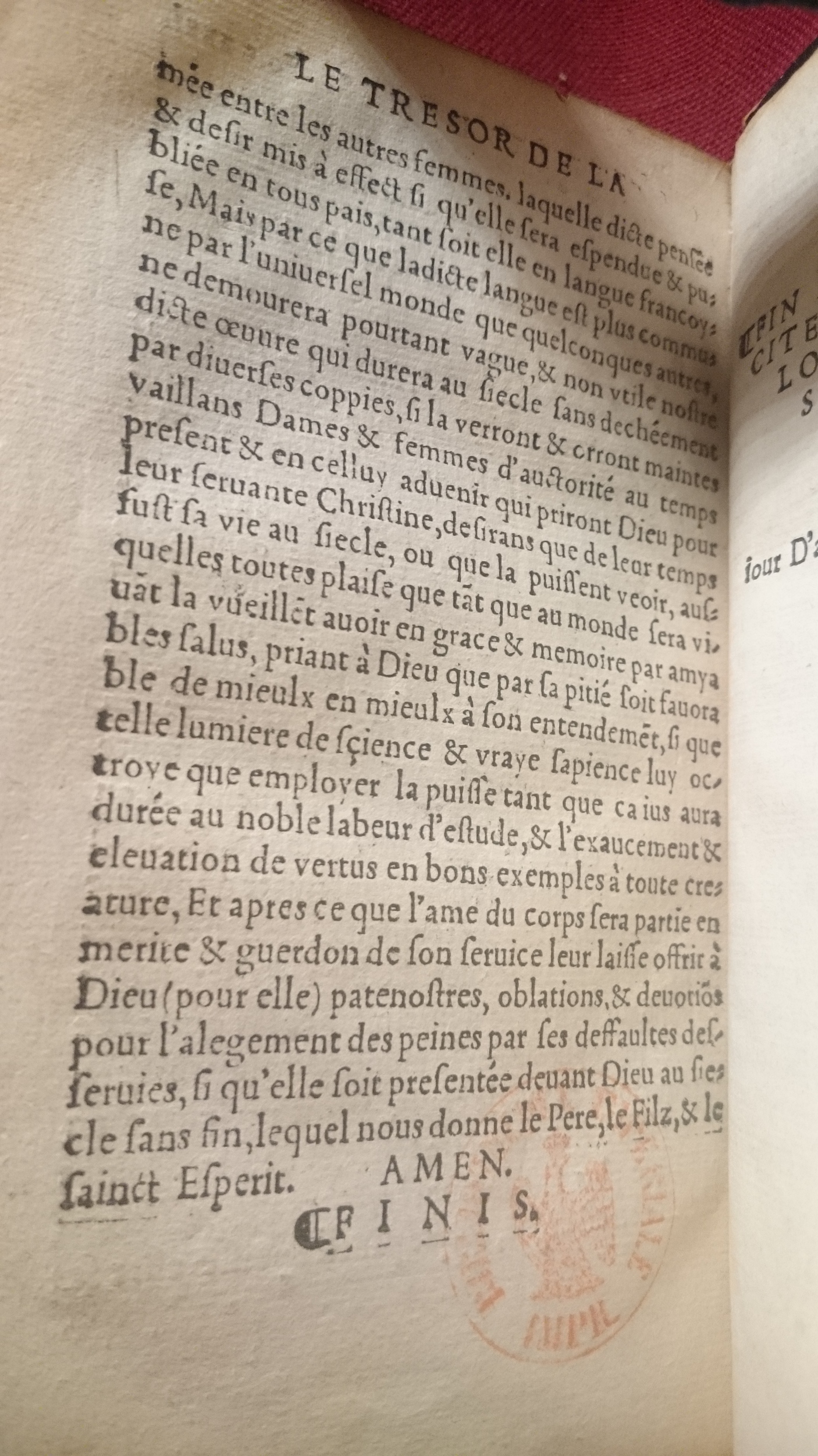 1536 - Denis Janot - Trésor de la cité des dames - BnF