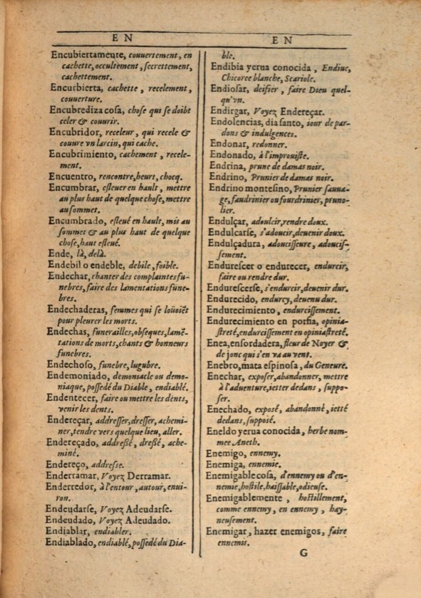 1607 - Marc Orry - Trésor des deux langues espagnole et française (Première et Seconde parties) - ÖNB Wien