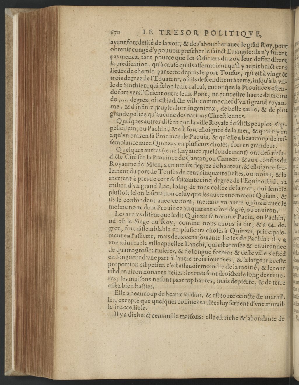 1608 - Nicolas Du Fossé - Trésor politique - BnF Tolbiac