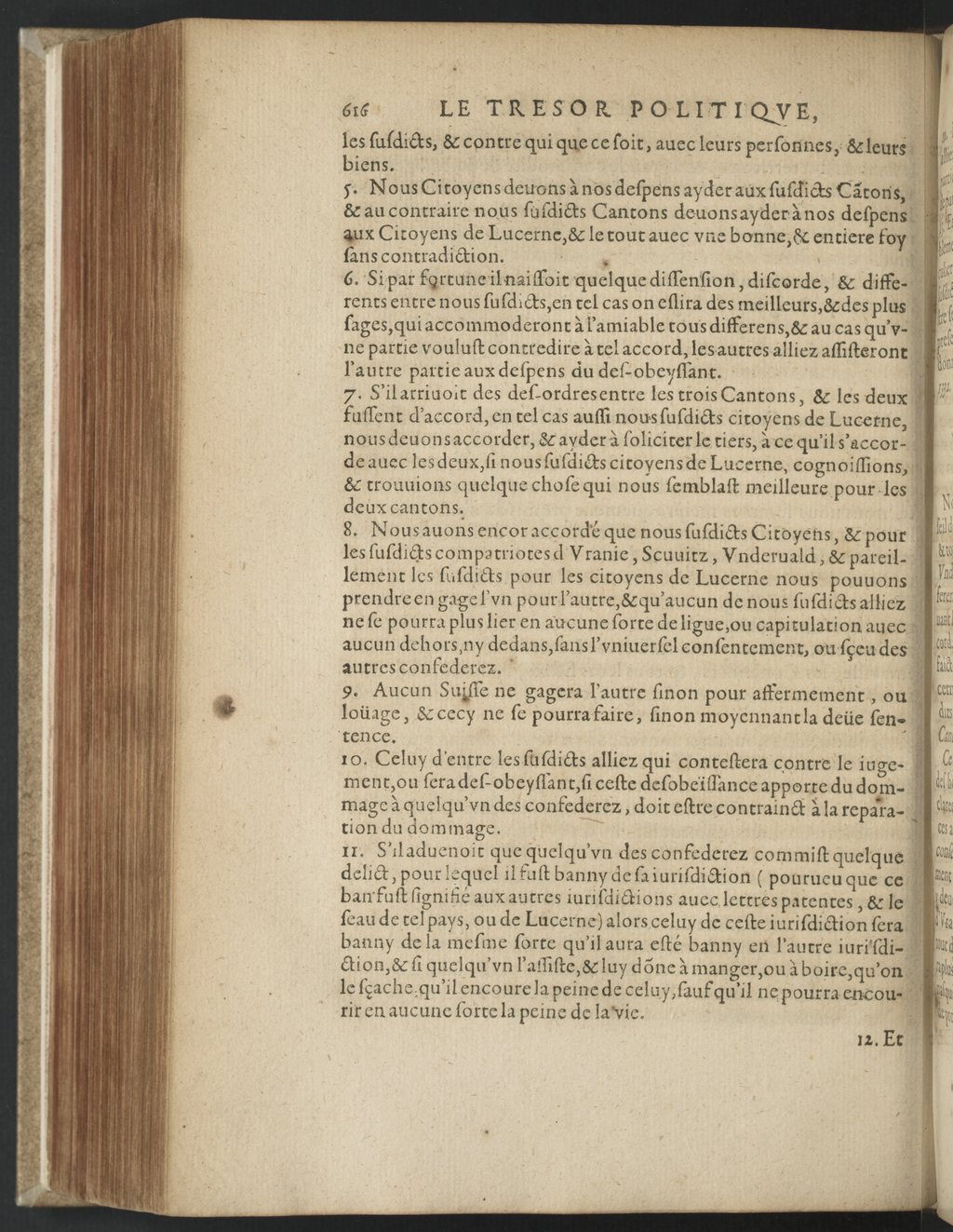 1608 - Nicolas Du Fossé - Trésor politique - BnF Tolbiac