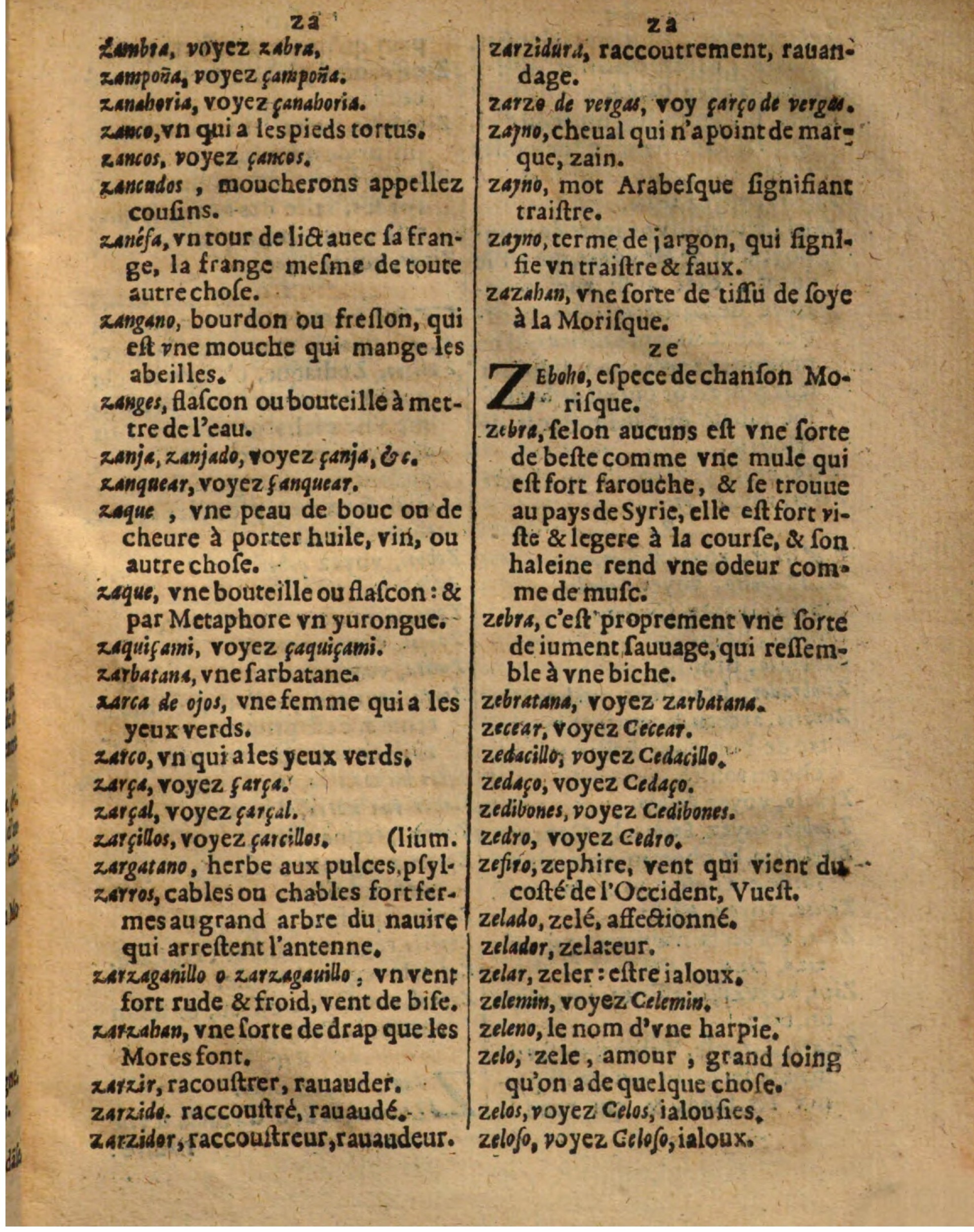1625 - Hubert Antoine - Trésor des deux langues espagnole et française - Augsbourg