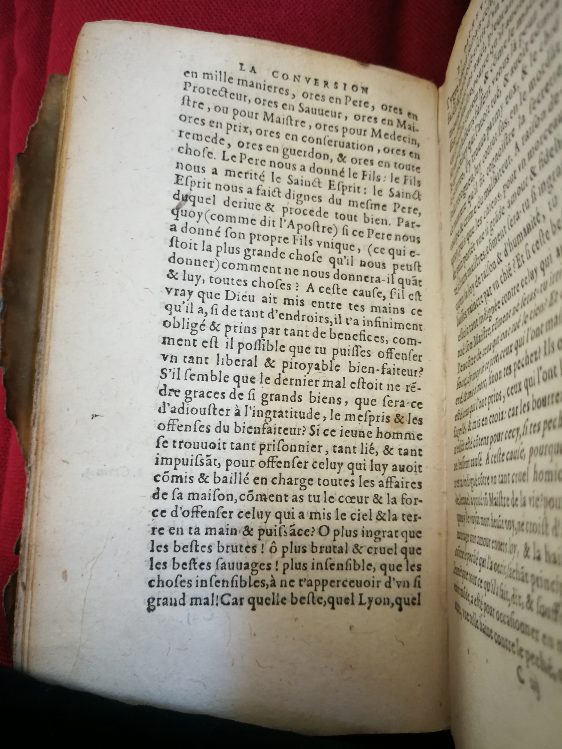 1596 - Guillaume Chaudière - Trésor de toutes les œuvres spirituelles du révérend Père F. Louis de Grenade - BM Tours 1596 - Guillaume Chaudière - Trésor de toutes les œuvres spirituelles du révérend Père F. Louis de Grenade - BM Tours