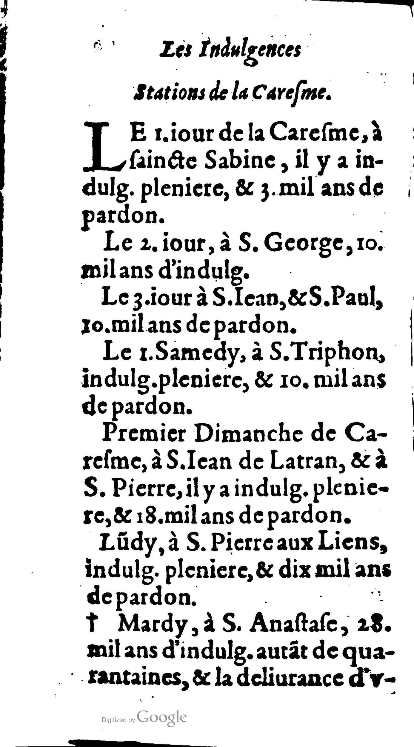 1604 - Jean Le Bouc - Trésor des indulgences du Saint Rosaire - BM Lyon 1604 - Jean Le Bouc - Trésor des indulgences du Saint Rosaire - BM Lyon