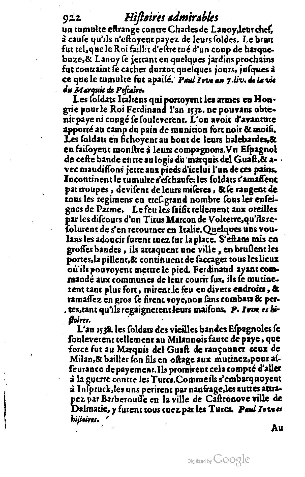 1628 - Jacques Crespin - Trésor d’histoires admirables et mémorables - BSB Munich