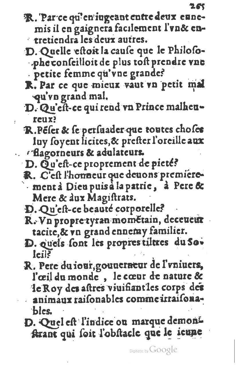 1581 - Nicolas Bonfons  - Trésor des sentences dorées - Princeton