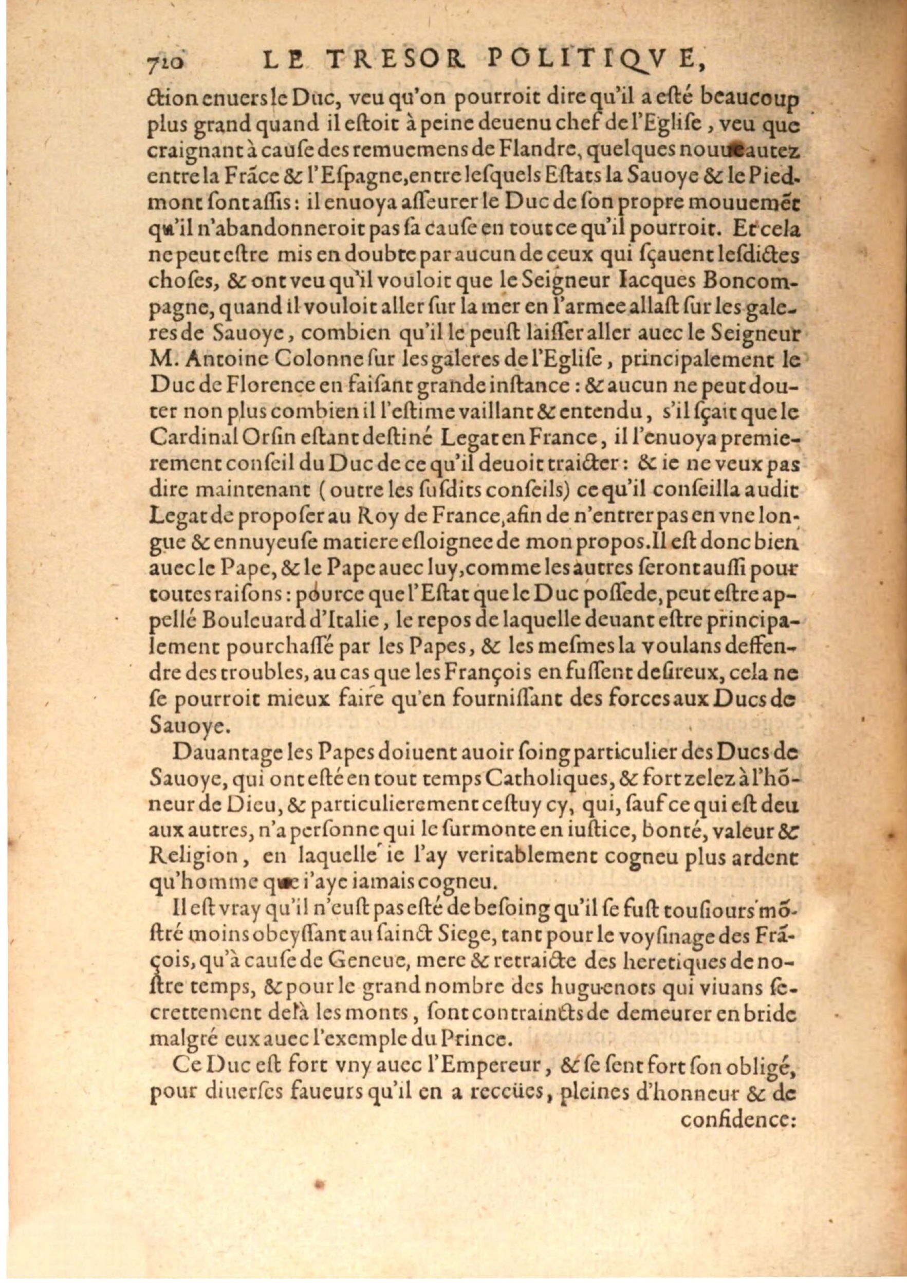 1608 - Nicolas Du Fossé - Trésor politique - BSB Munich
