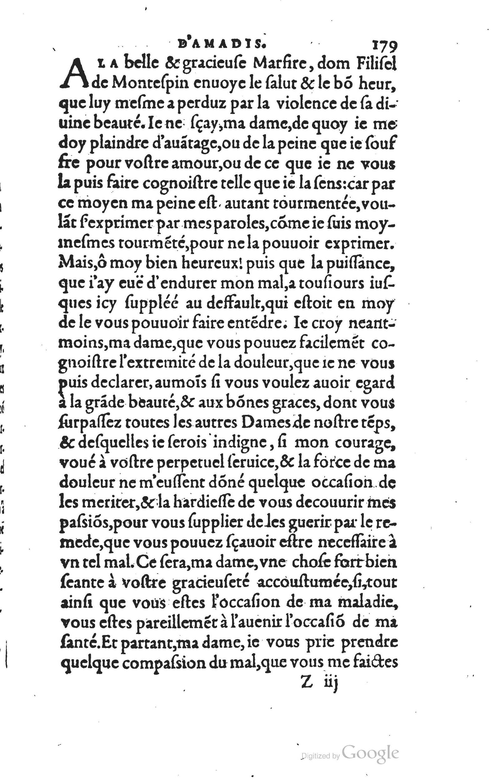 1560 - Vincent Sertenas et Gilles Robinot - Trésor des Amadis - British Library